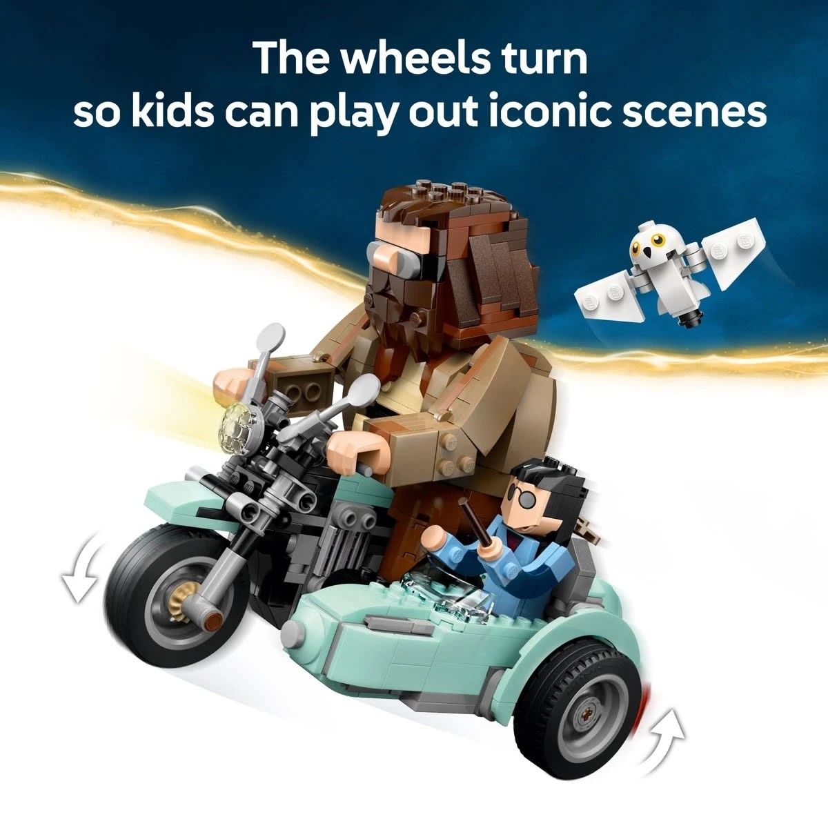 8 LEGO Harry Potter Hagrid & Harry's Motorcycle Ride 76443, 8 of 10