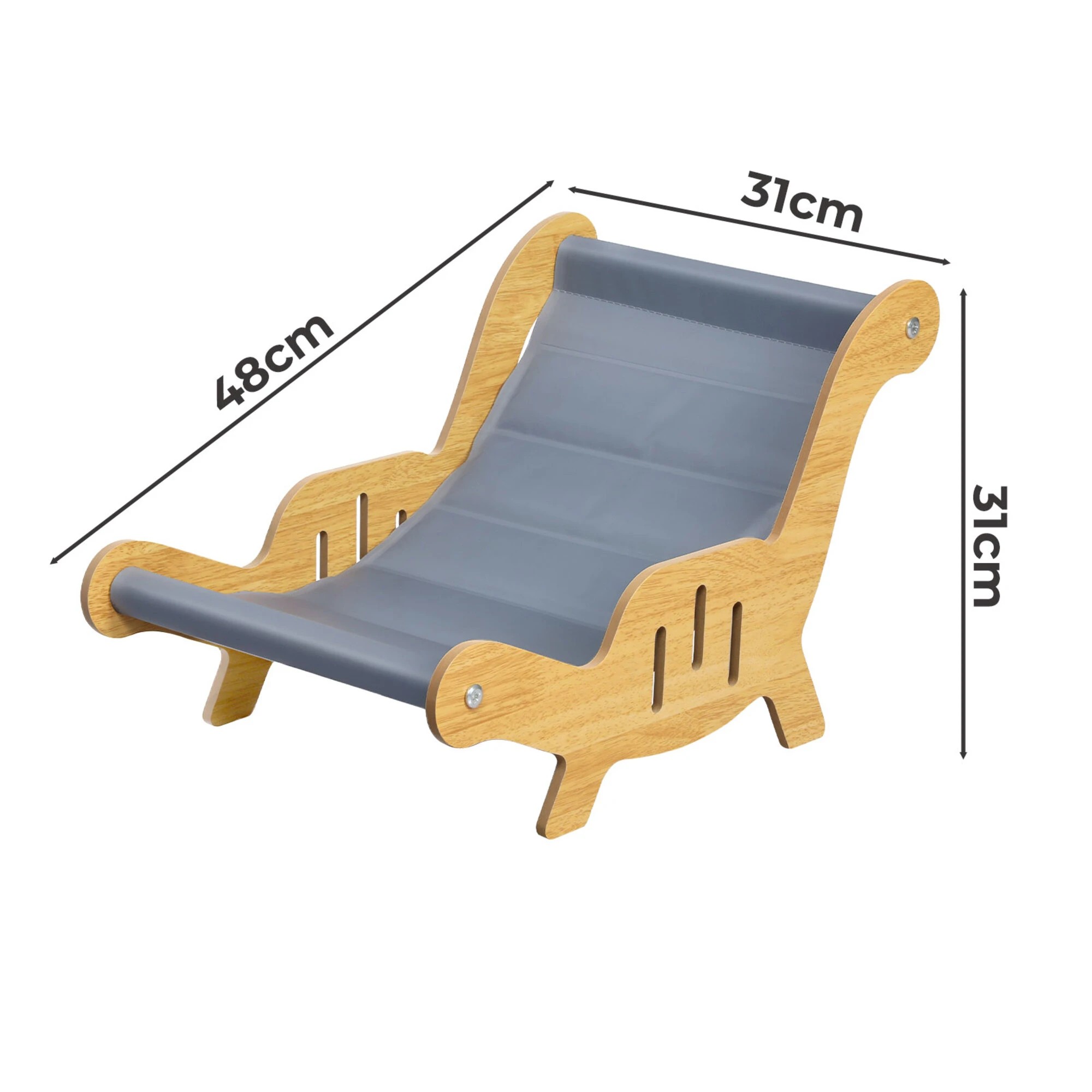 3 Pawz Cool Cat Bed Cooling Pet Hammock Chair, 3 of 9