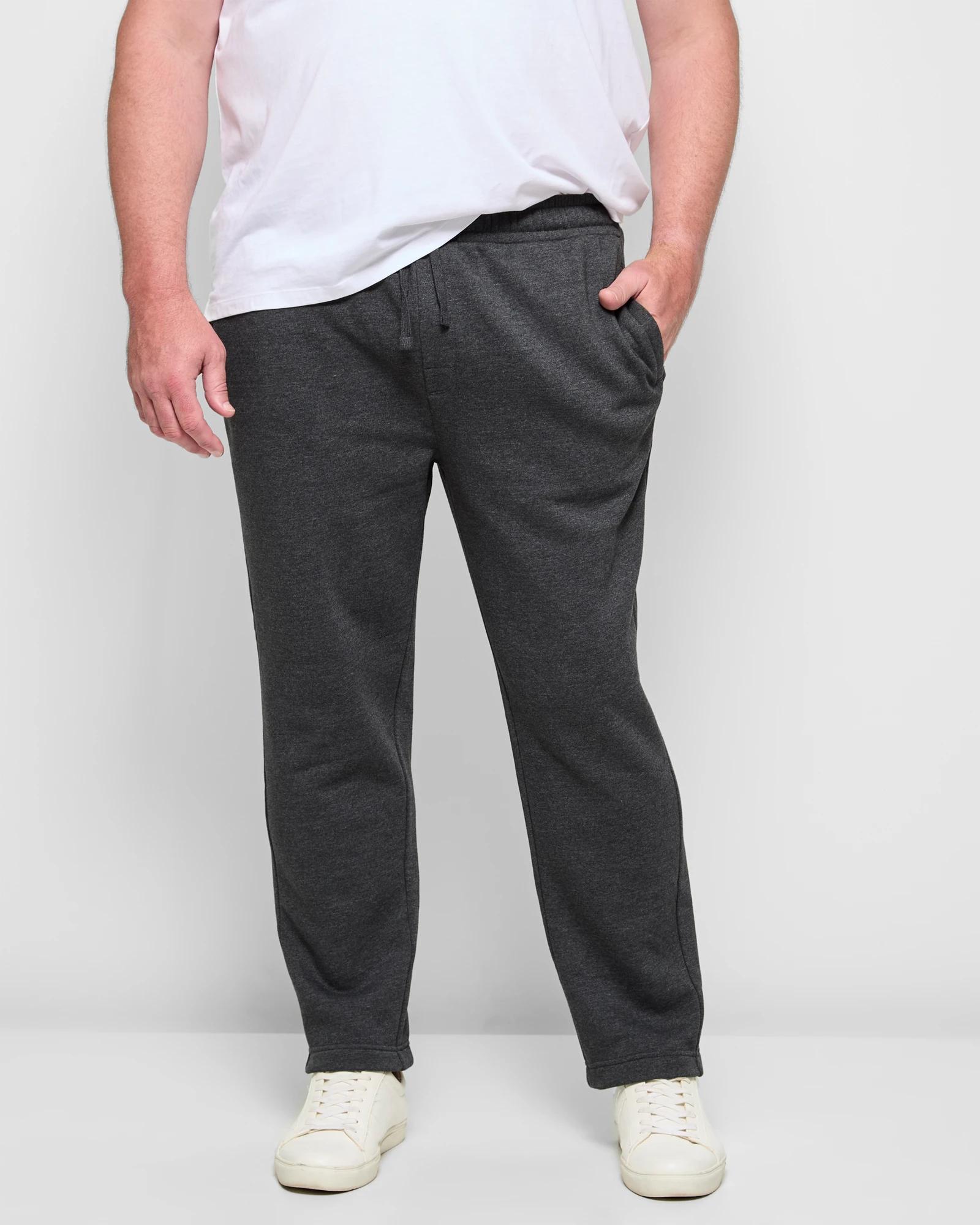 1 Target Plus Size Non-cuffed Trackpants CHARCOAL, 1 of 5