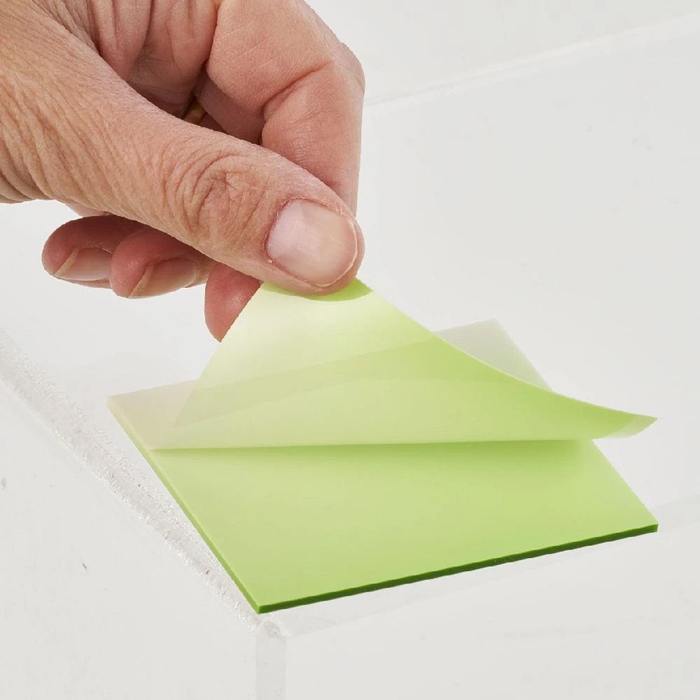 3 J.Burrows Stick-it Transparent Notes 76x76mm Gradient 3 Pack, 3 of 4
