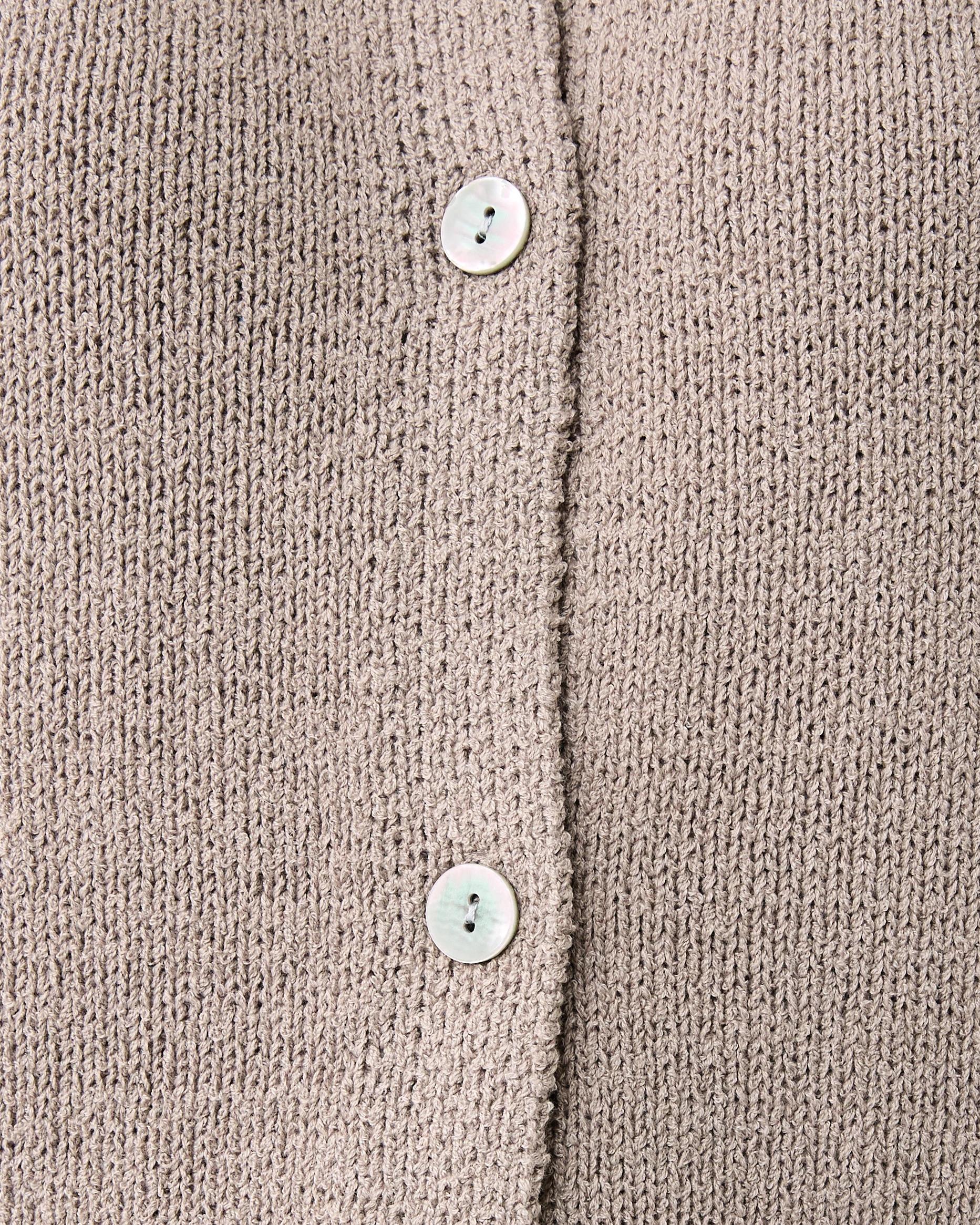 6 Button Up Vest Grey Taupe, 6 of 7