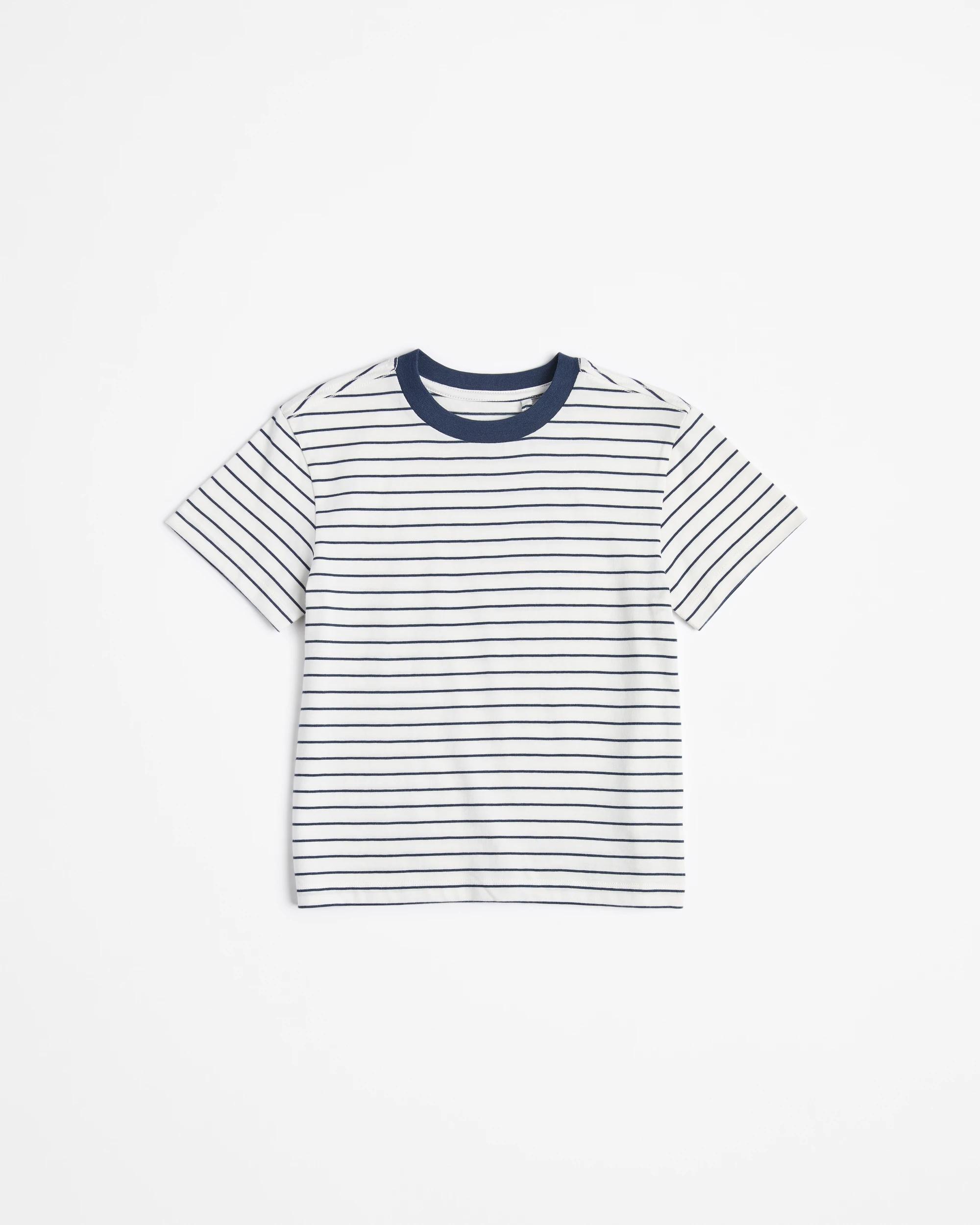 6 Target Kids Australian Cotton Boys T-shirts 3 Pack, Brown/cream — Size 2 BLUE / CHARCOAL, 6 of 7