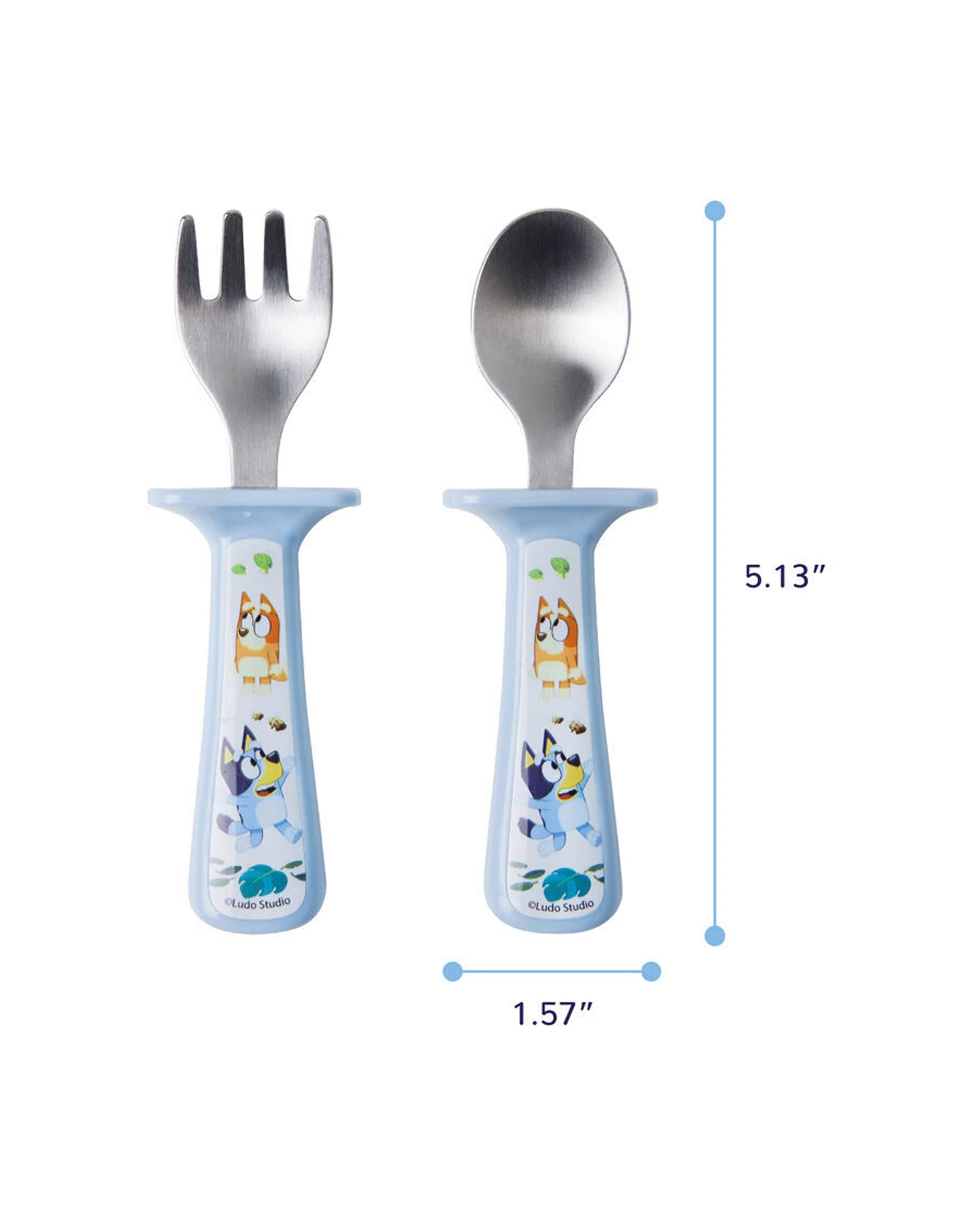 6 The First Years 6x Bluey Toddler Utensils Set With Spoon and Fork 2PK - Multi, 6 of 6
