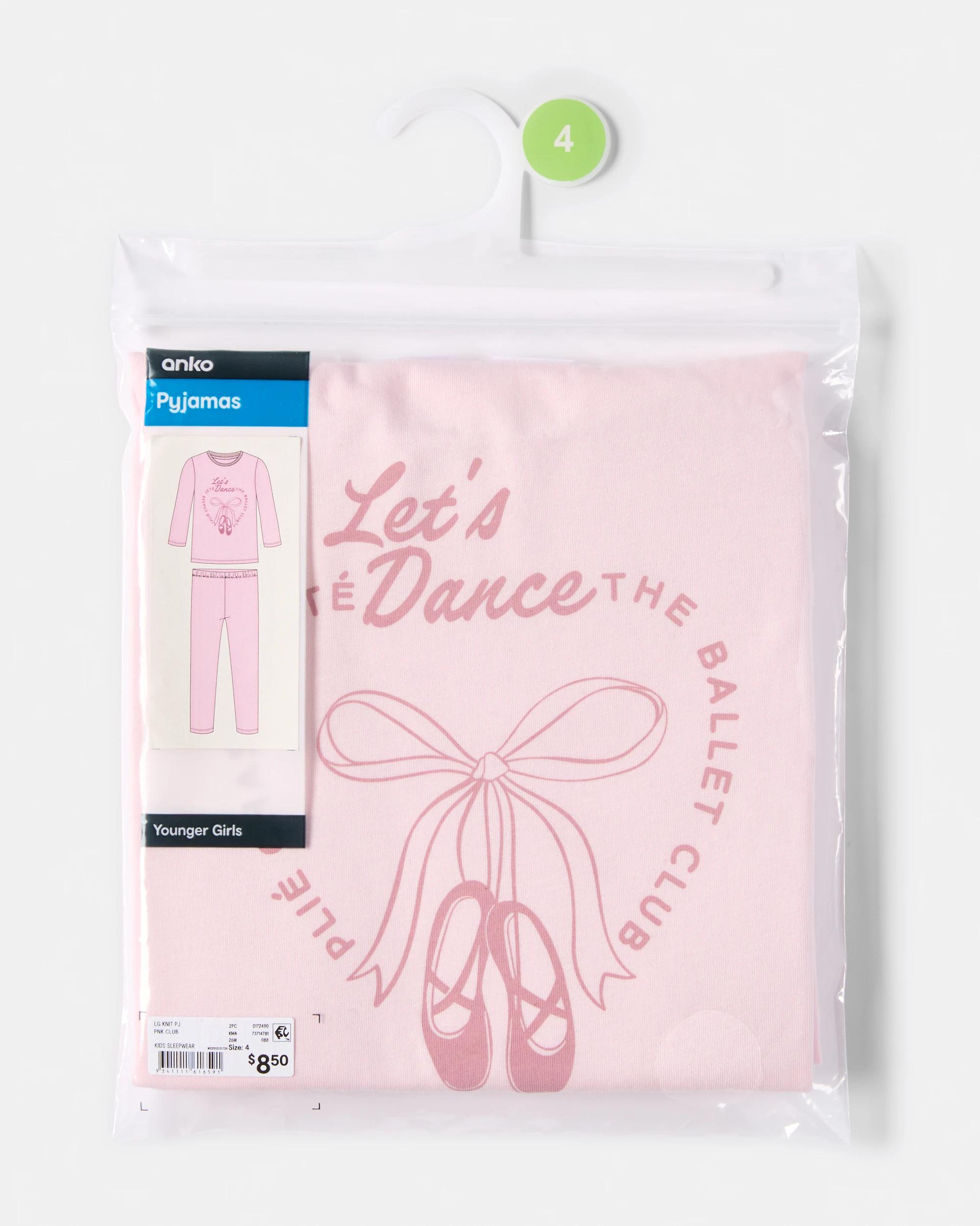 6 Knit Pyjama Set Pnk Club, 6 of 7