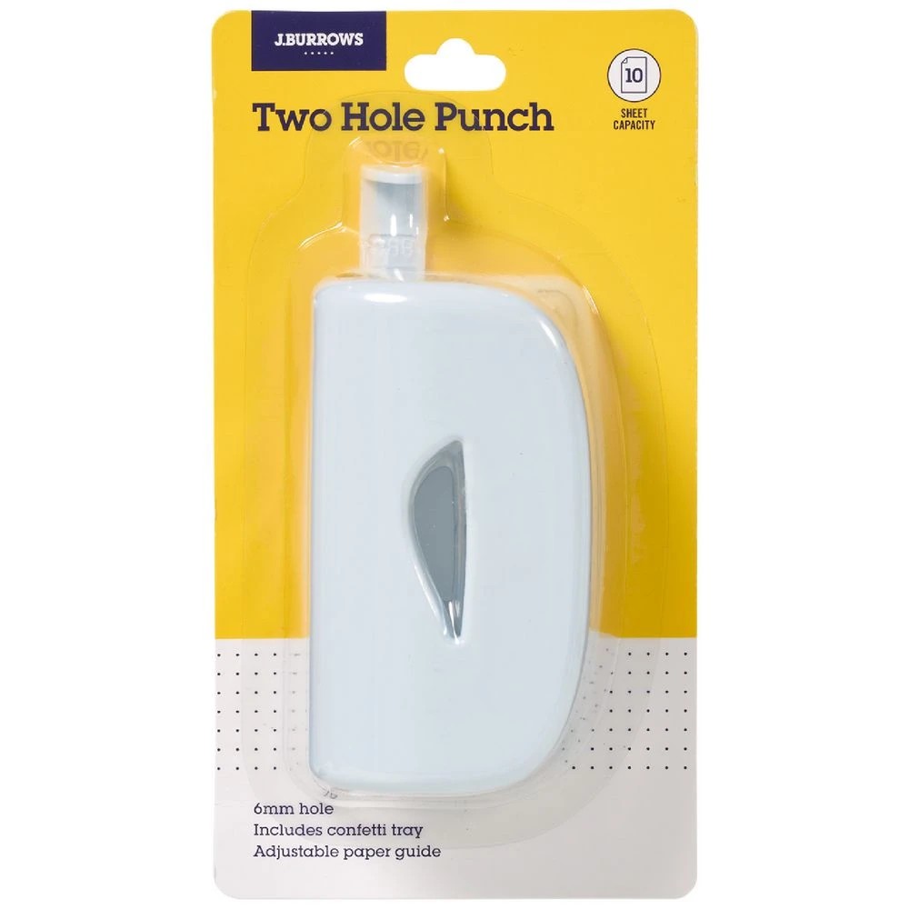 2 J.Burrows 2 Hole Punch Blue, 2 of 3