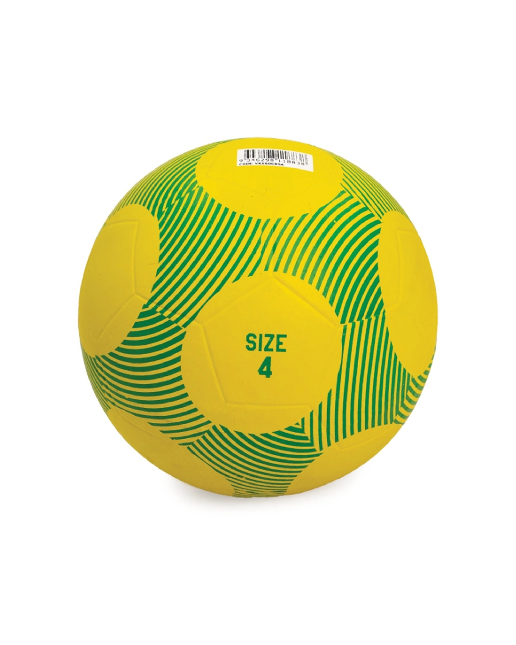 3 Victor Sports Kelly Soccer Ball Rubber Size 4 Durable Outdoor Play - Yellow, 3 of 3
