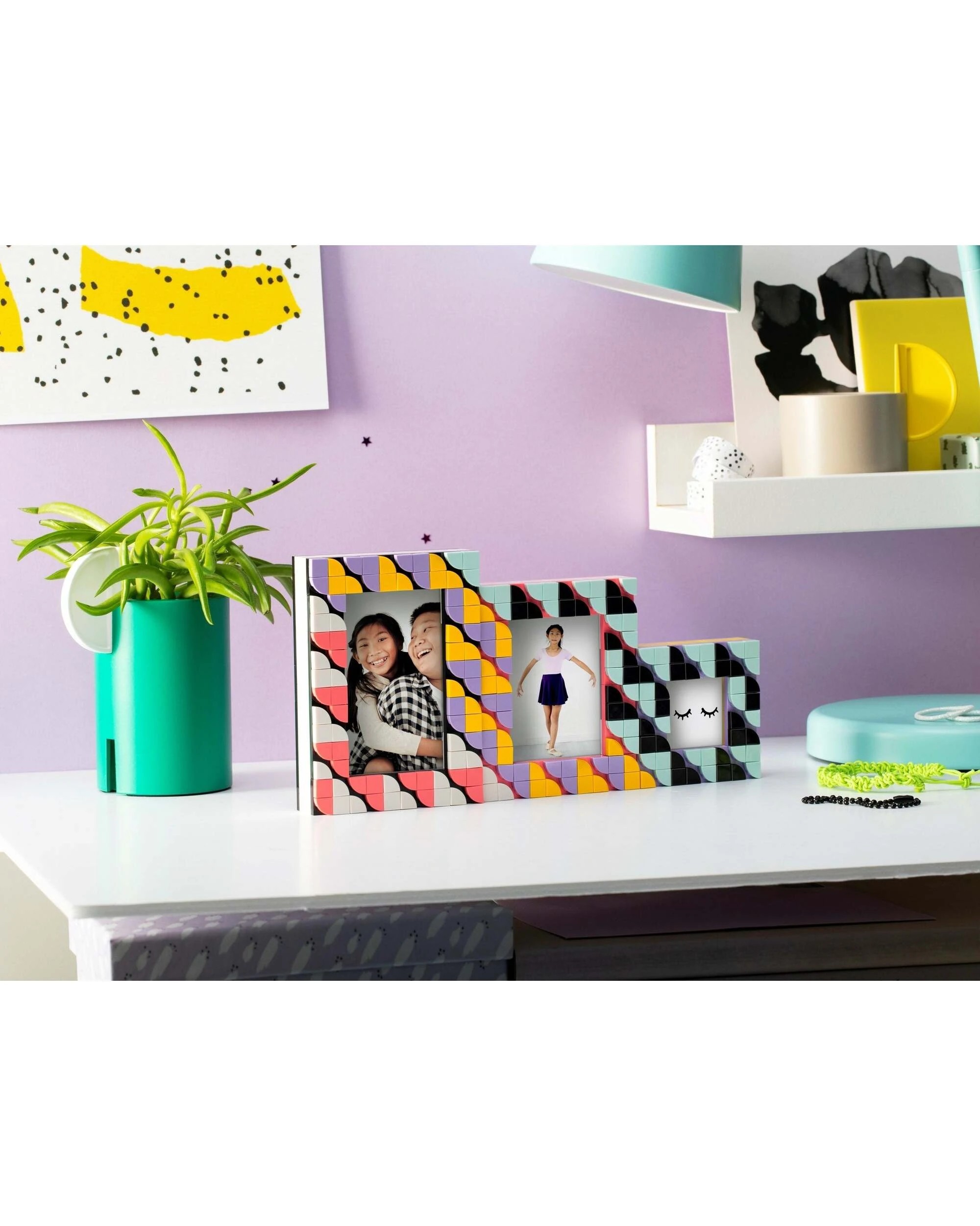 2 LEGO 41914 DOTS Creative Picture Frames Kit - DIY Photo Frame Set, 2 of 5