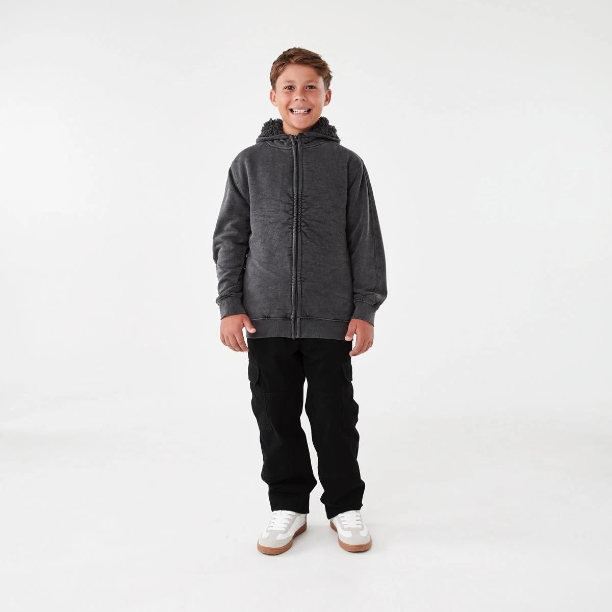 7 Sherpa Lined Zip Through Hoodie Magnet, 7 of 8