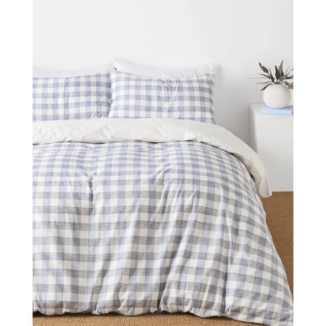 1 Target Hunter Gingham Cotton Quilt Cover Set
 - Double Bed
 - Blue, 1 of 3