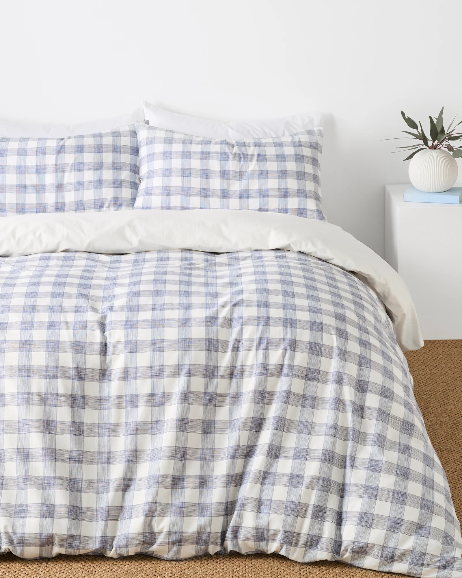 1 Target Hunter Gingham Cotton Quilt Cover Set
 - Double Bed
 - Blue, 1 of 3