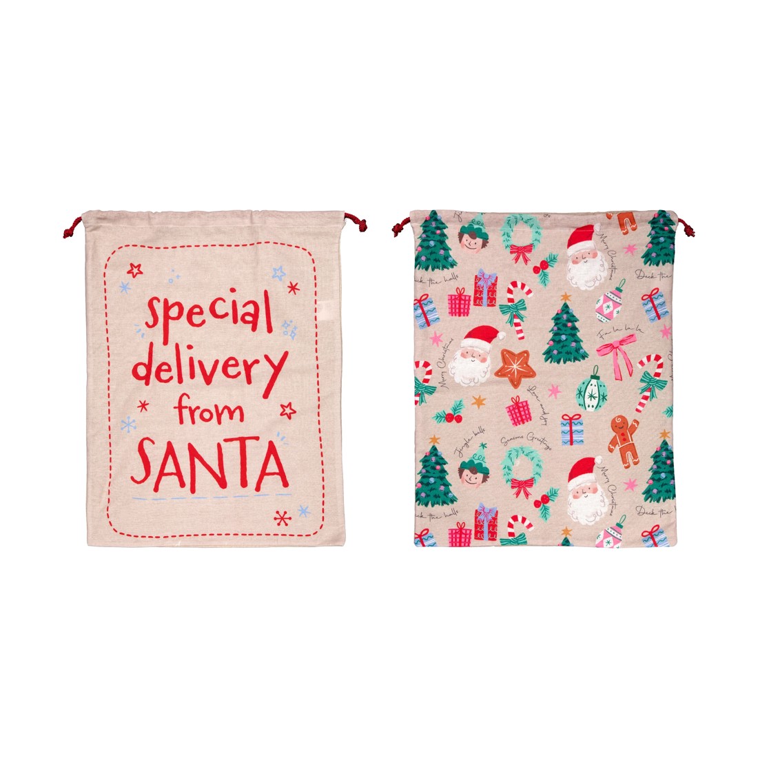 2 Christmas Icon Sack - Assorted, 2 of 4