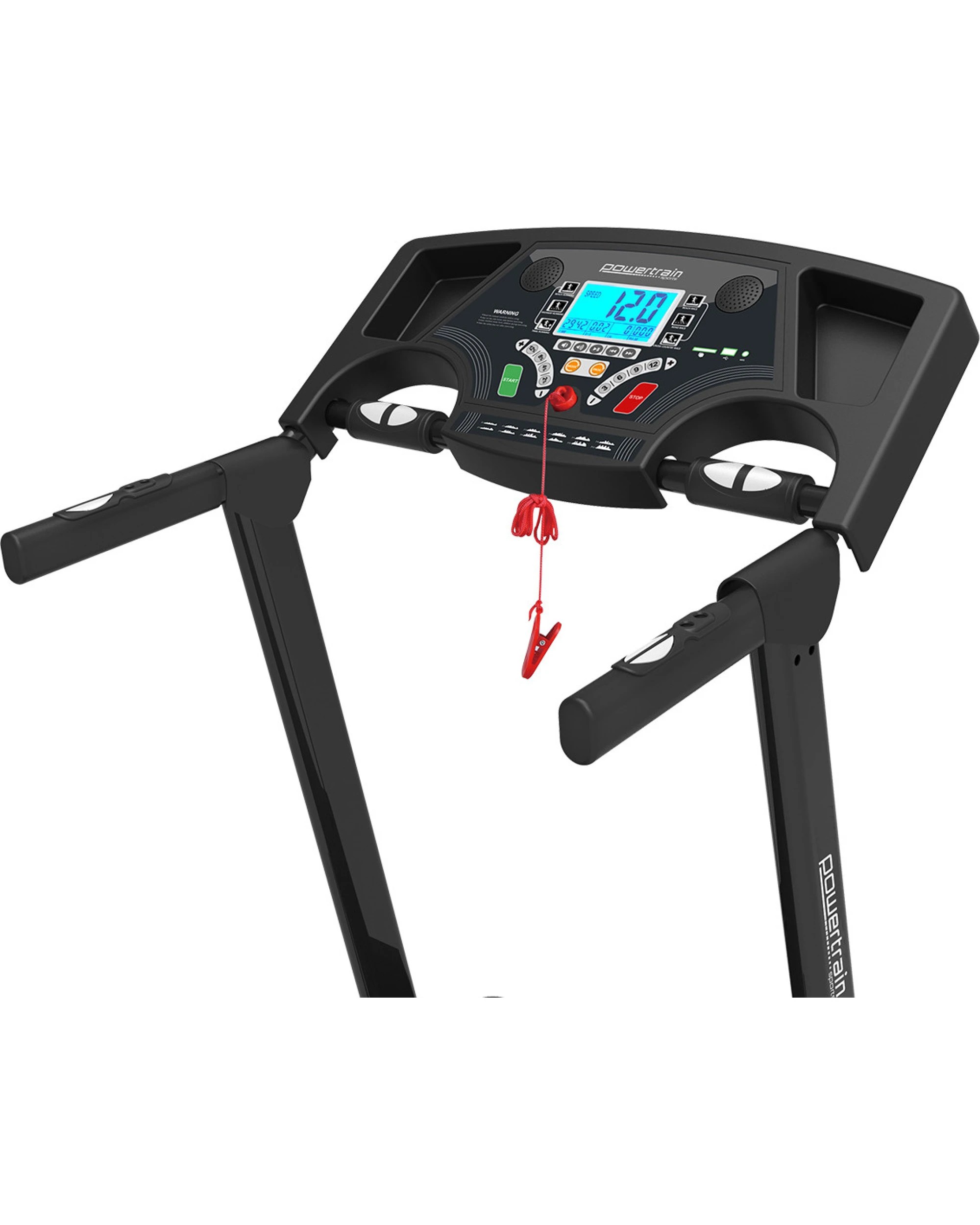 4 Powertrain K200 Electric Treadmill Folding Home Gym Running Machine, 4 of 9