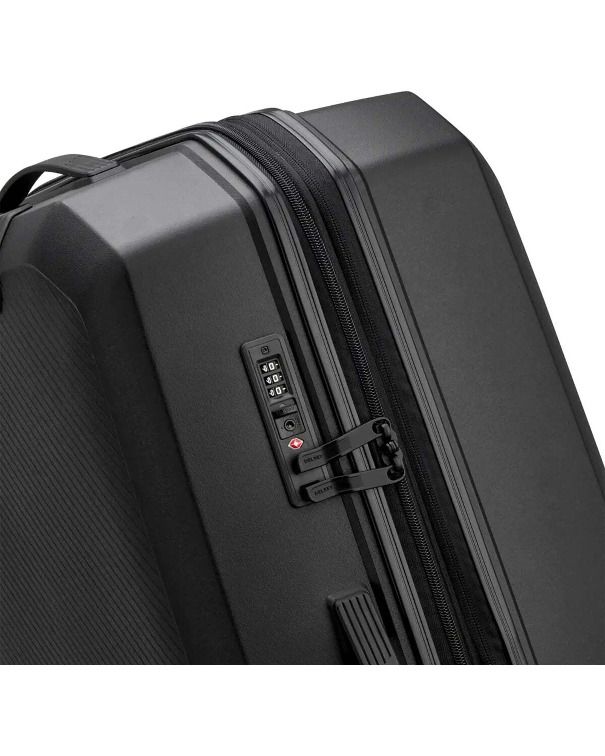 6 Delsey Anvers 75 cm 4 Wheel Expandable Suitcase TSA Lock Matte Finish - Black, 6 of 7