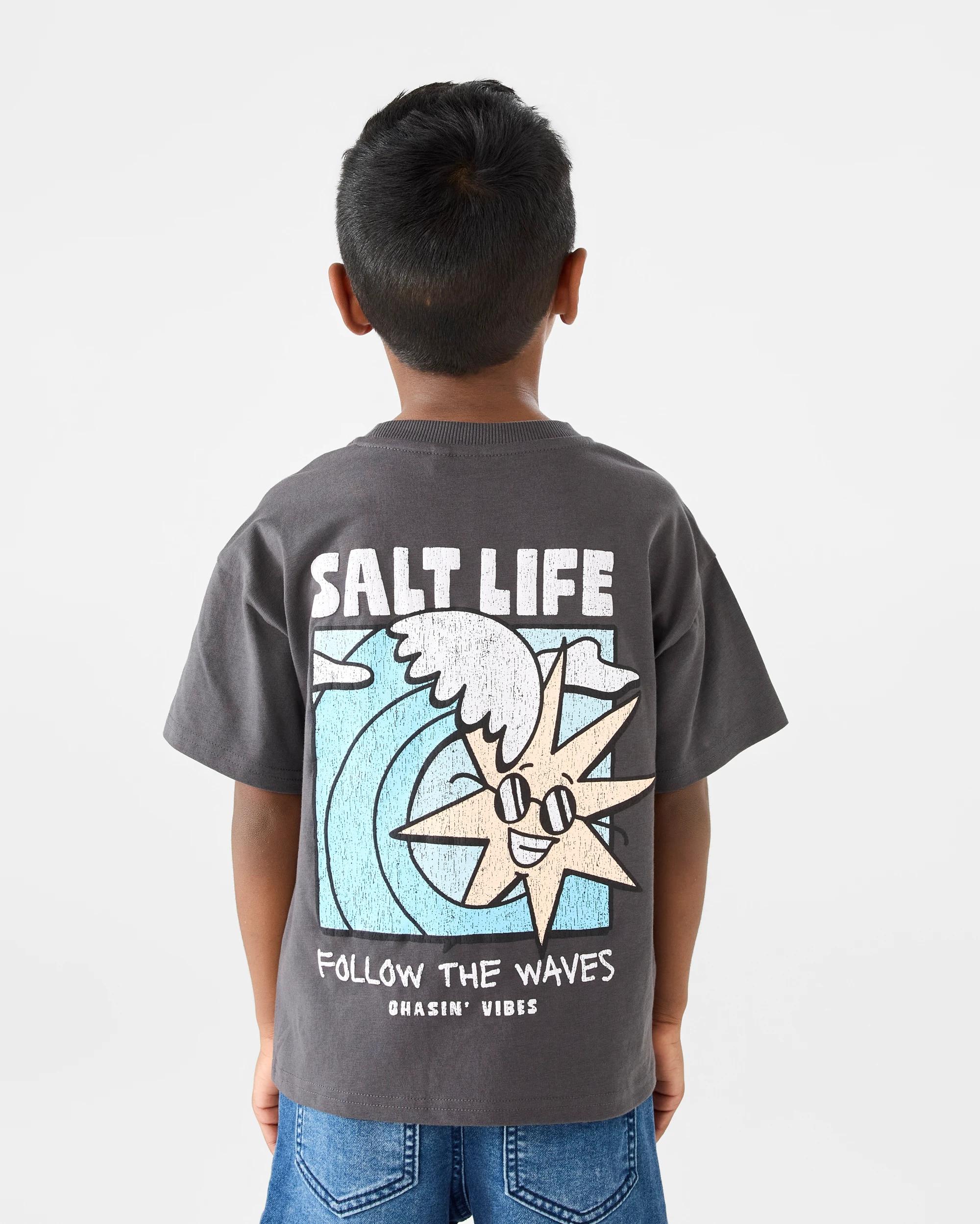 2 Oversized Printed T-shirt Gry Sun, 2 of 8