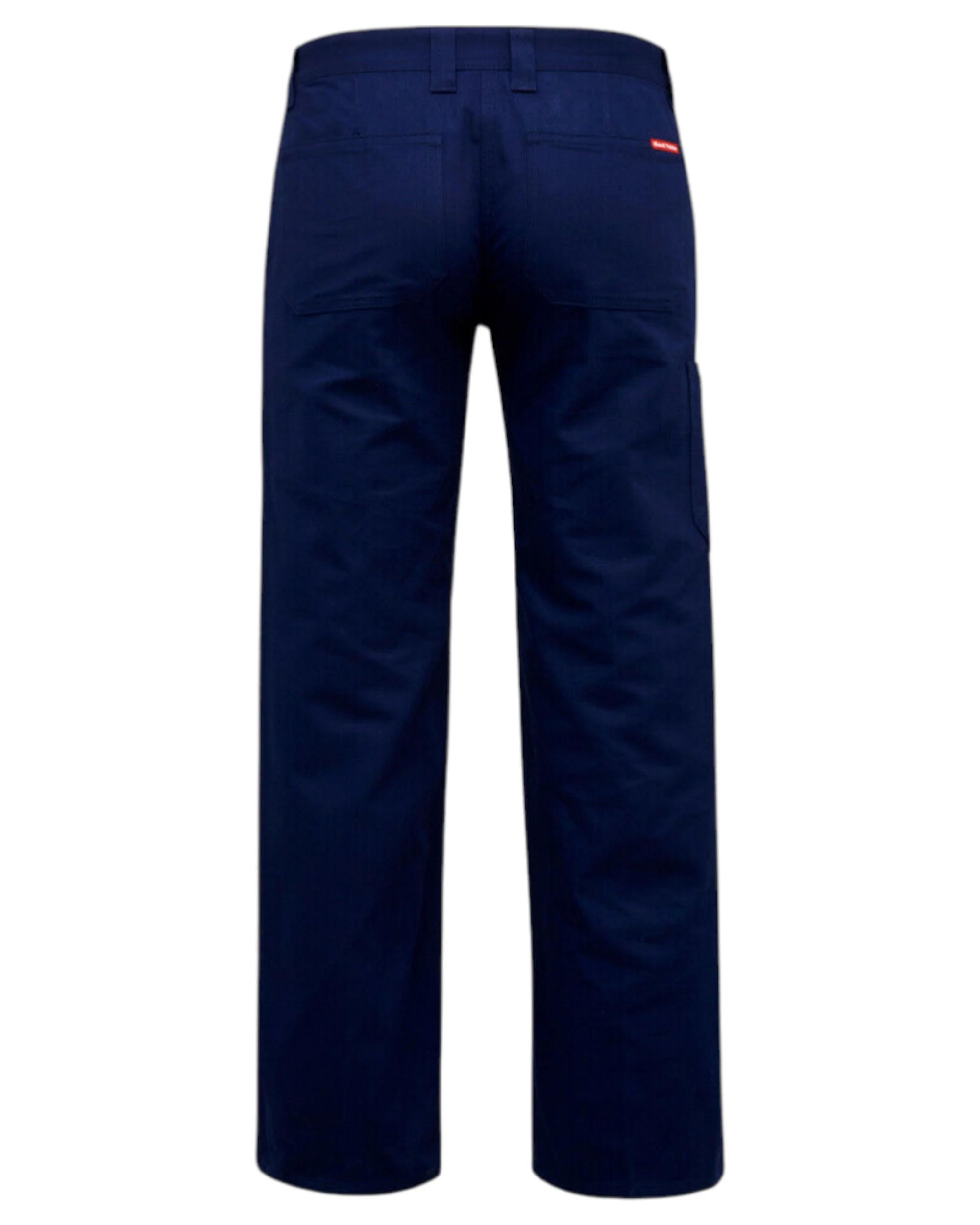 2 Hard Yakka Womens Drill Pant Pants Tradie Trade Navy Ladies Pockets Construction NAVY, 2 of 3