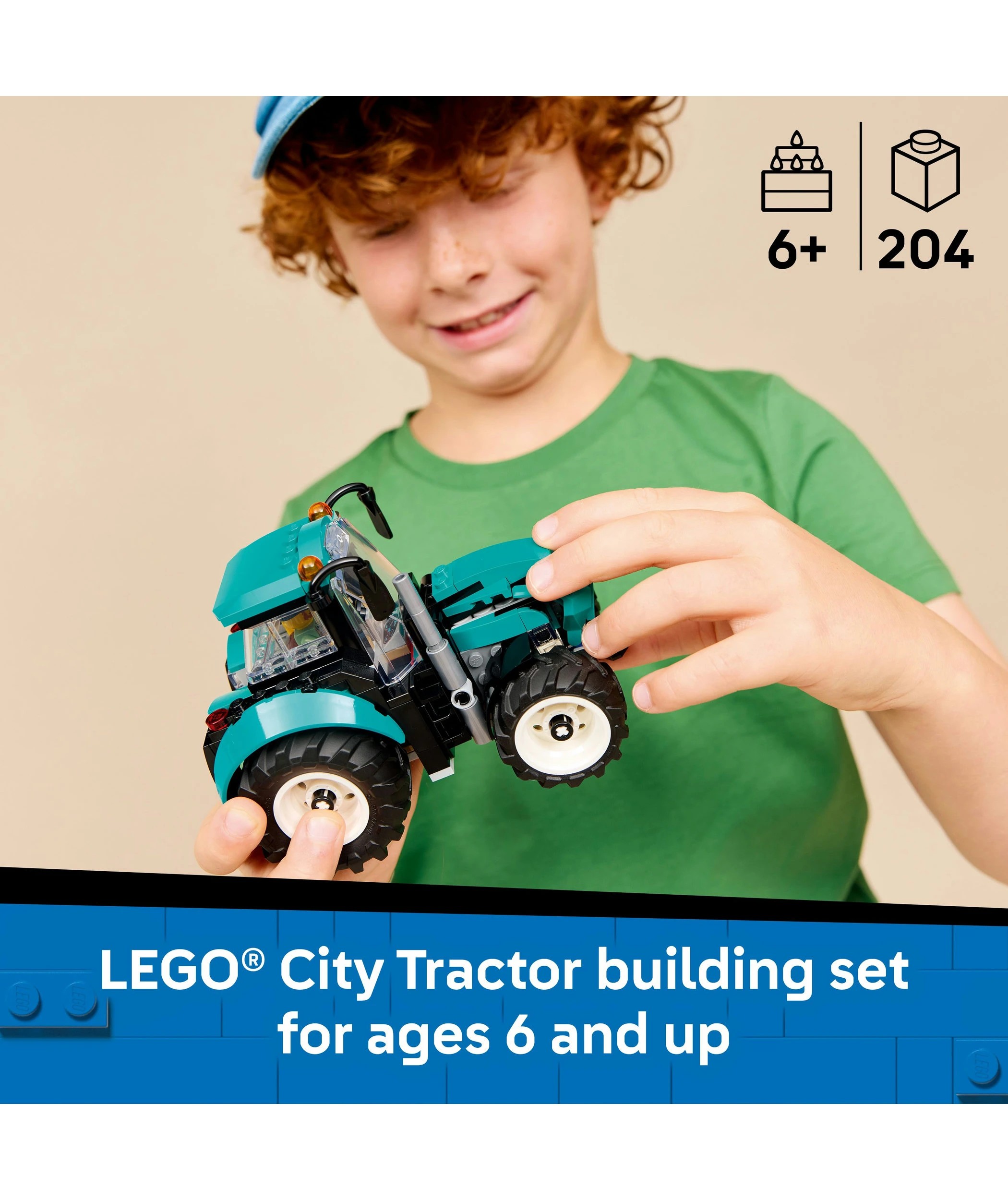 3 LEGO City Tractor 60498, 3 of 10