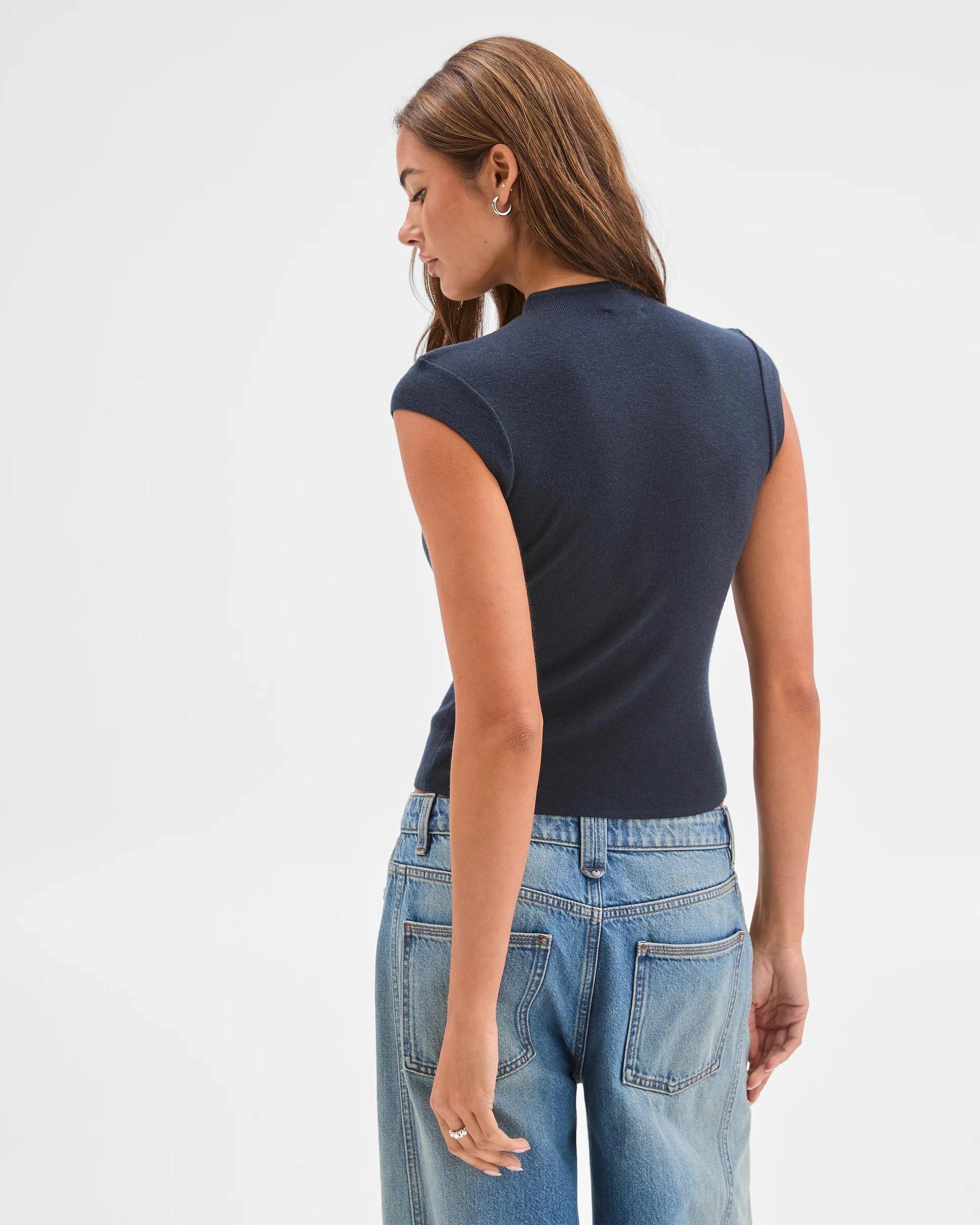 6 Lily Loves Cap Sleeve Knit Top SEABORNE, 6 of 7