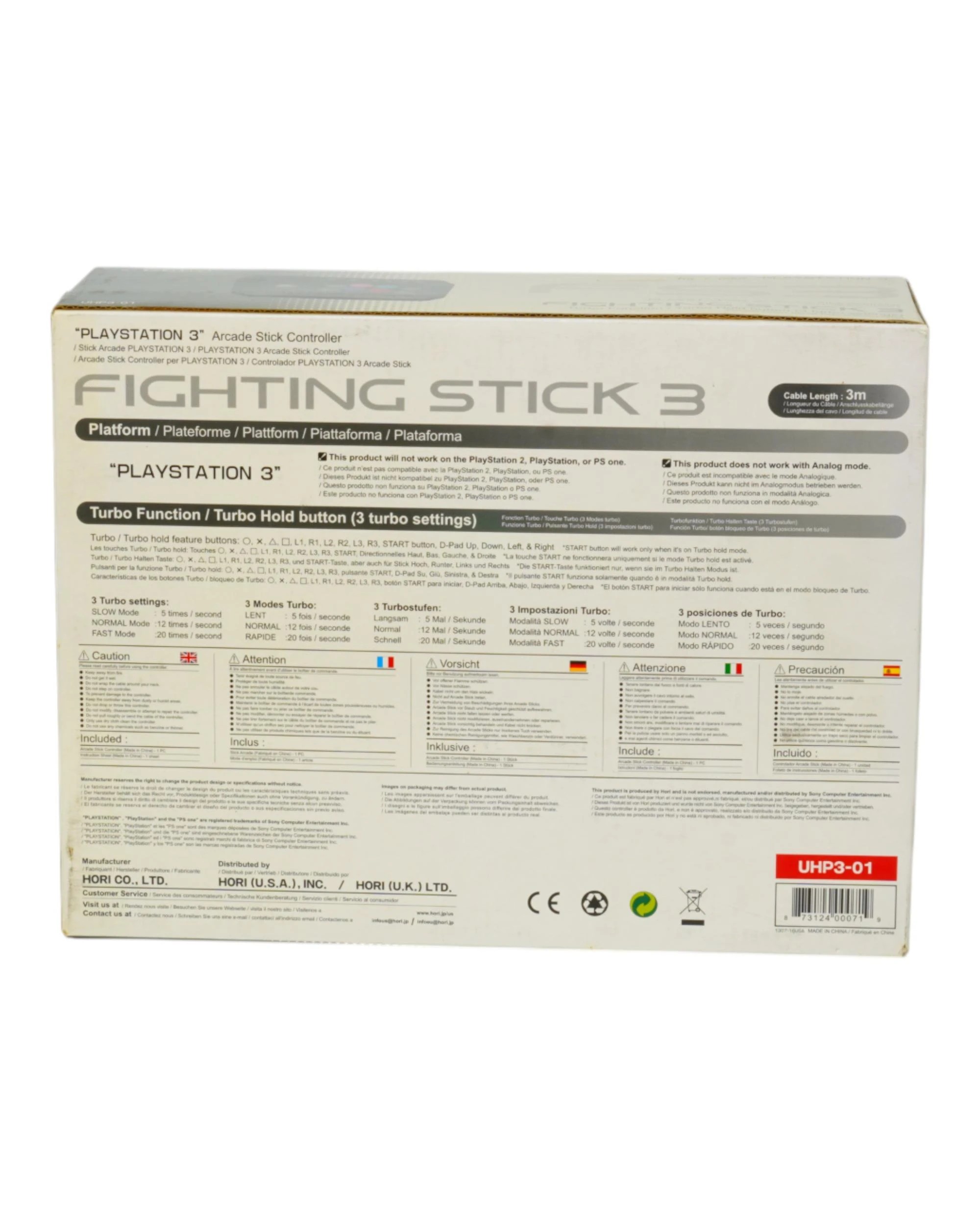 2 HORI FS3 Fighting Stick 3 Arcade Fighting Stick for PS3, 2 of 10