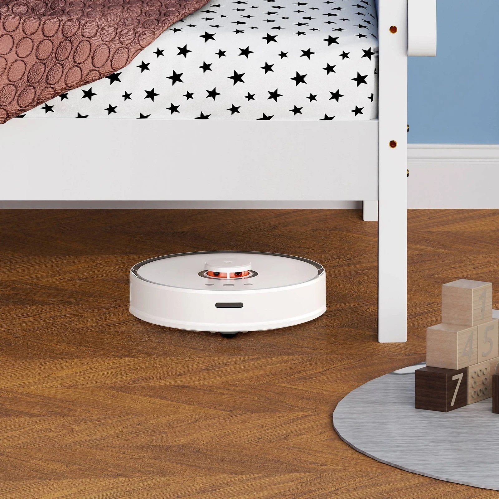 5 Alfordson Kids Bed Frame Wooden Timber Single House Frame Platform Base Estelle - White, 5 of 10