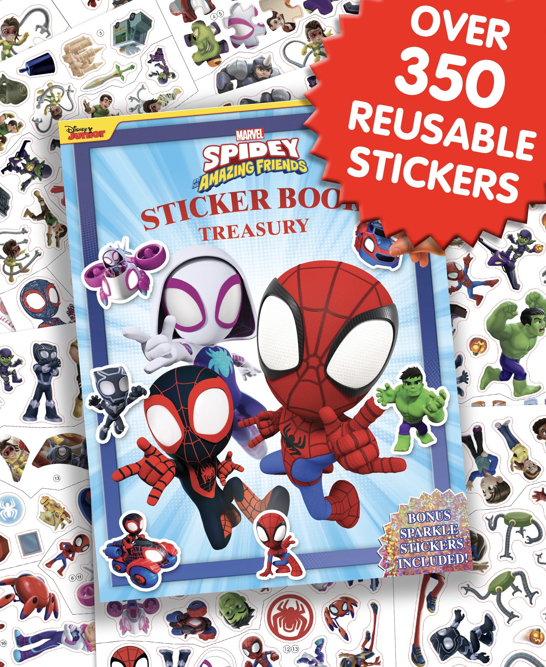 3 Sticker Book Treasury: Disney Junior Marvel Spidey and His Amazing Friends - Book, 3 of 4