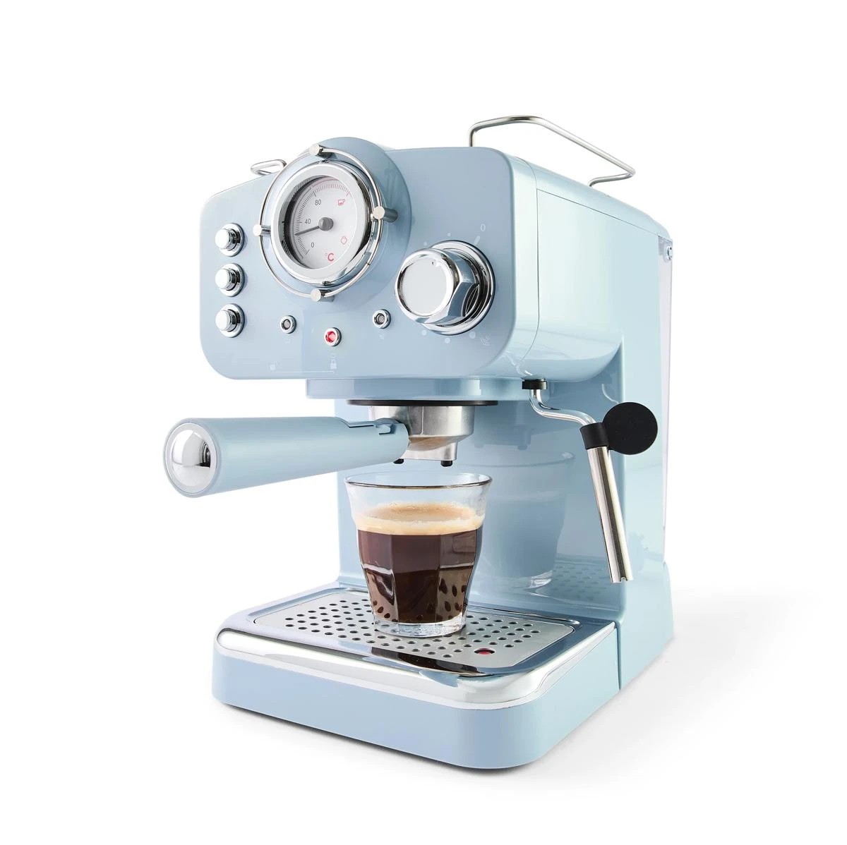 1 Espresso Coffee Machine - Blue, 1 of 9
