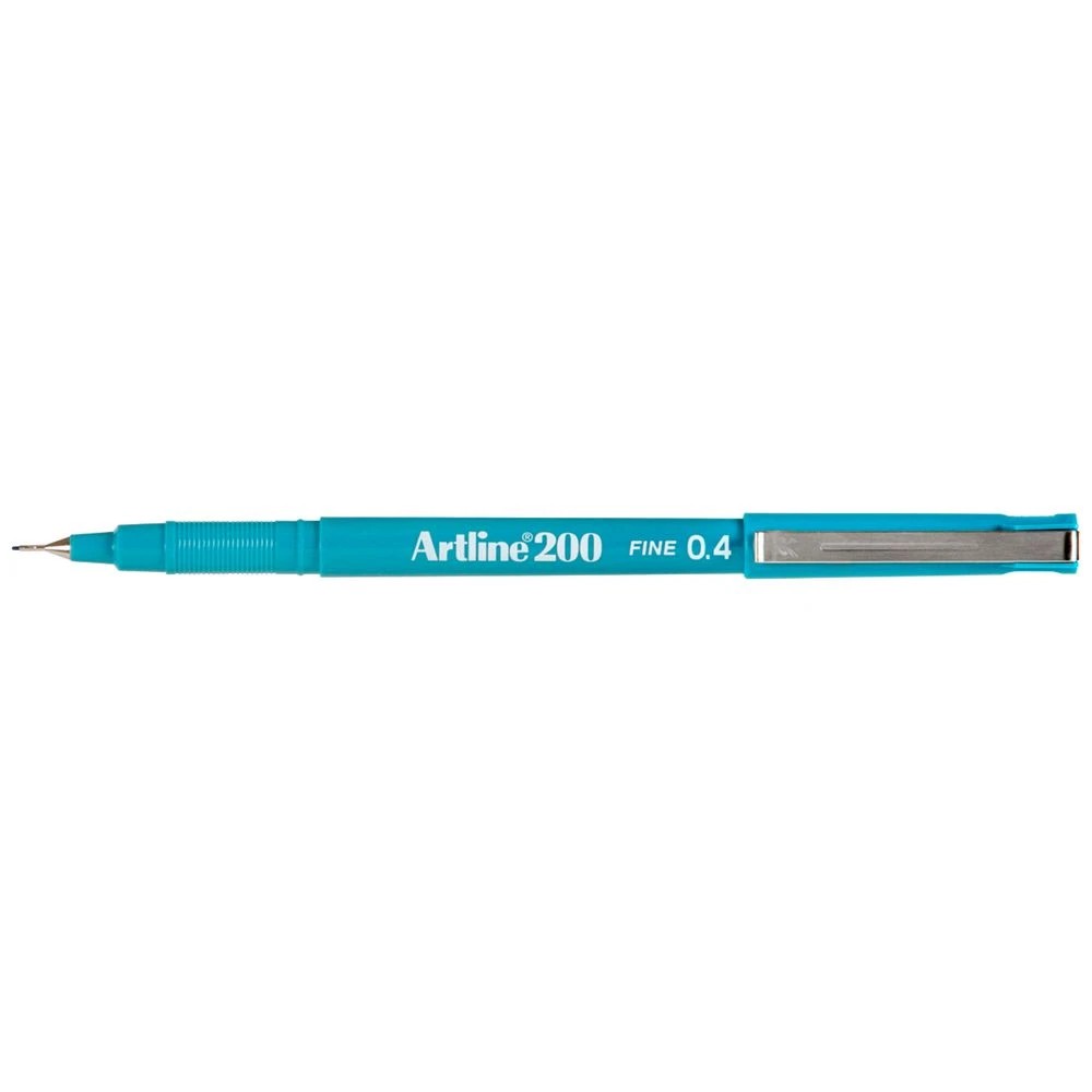 1 Artline 200 Fineliner Pen Turquoise, 1 of 2