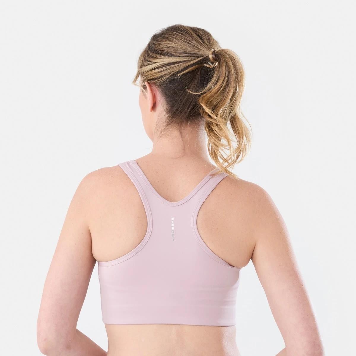 3 Everlast Womens Racer Back Crop Top EVERLAST ROSE BLUSH, 3 of 7