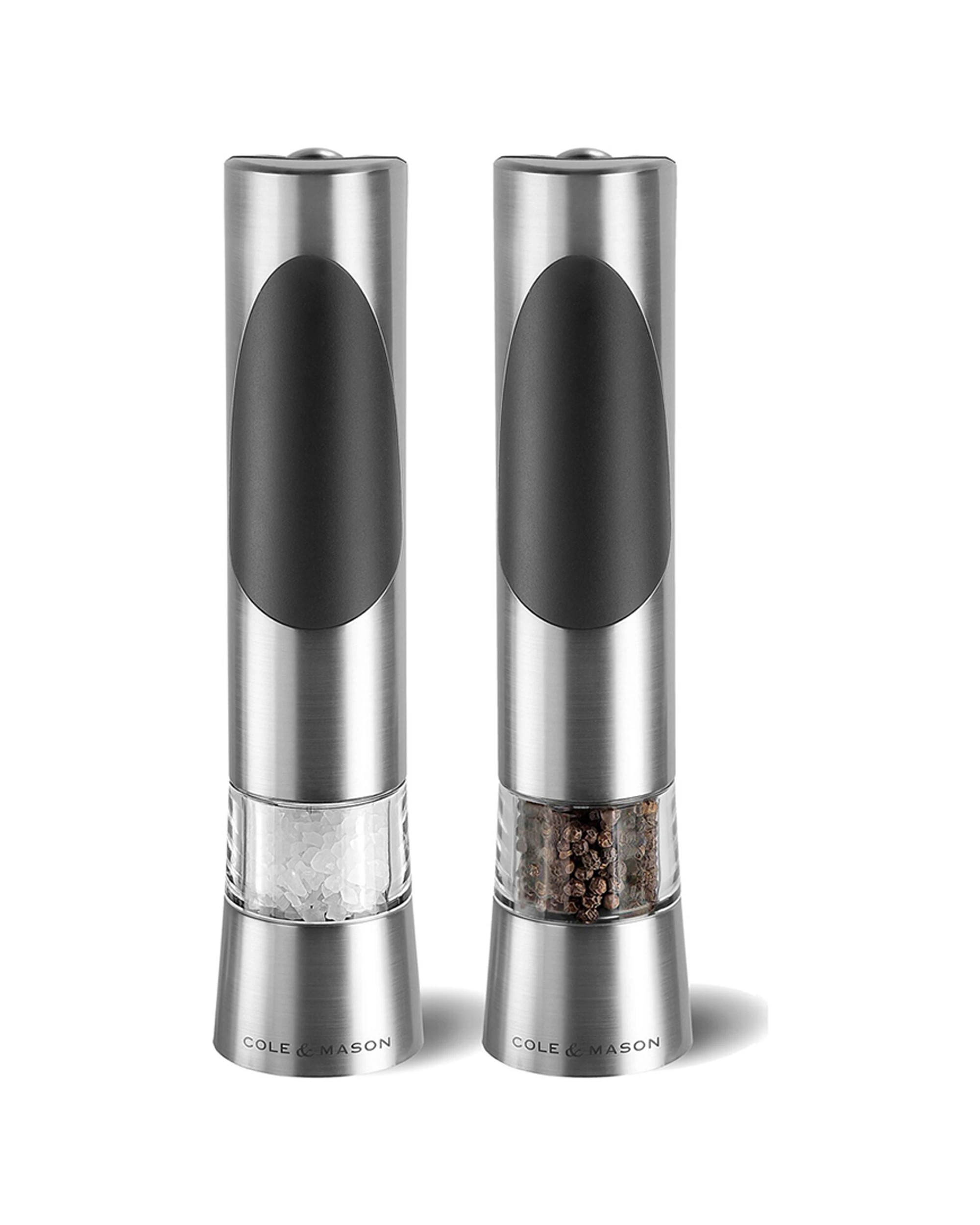 6 Cole & Mason Richmond Electronic Salt & Pepper Mill, Silver - Silver, 6 of 8