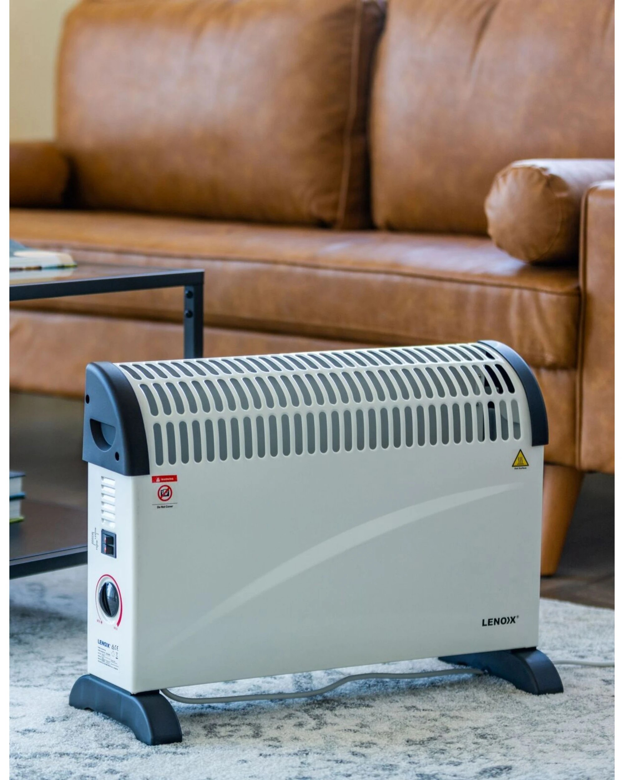 3 Lenoxx Portable Convector Heater with 3 Heat Settings (2000W), 3 of 3