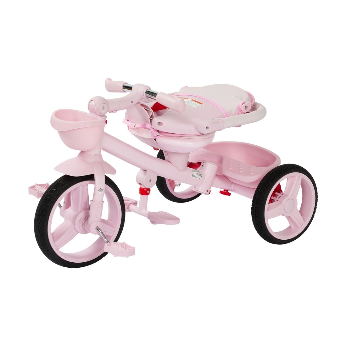 4 4 in 1 Canopy Trike - Pink, 4 of 10