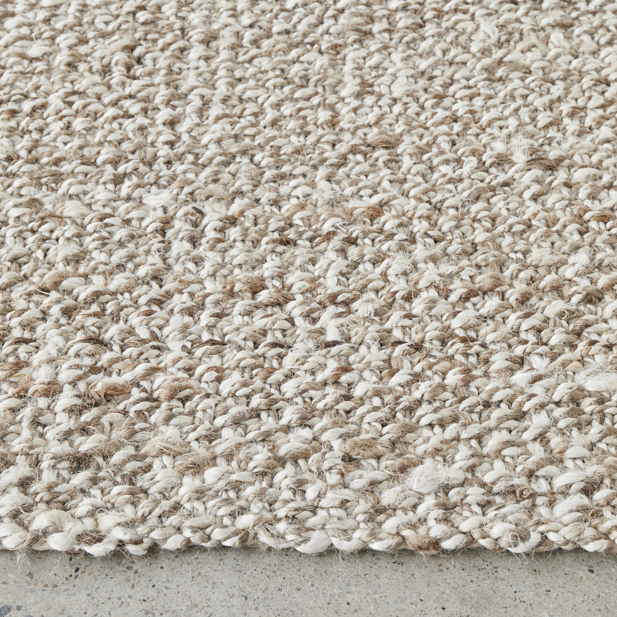 3 Common Ground Rugs Kingsley Parker 225x155cm - Medium Jute Rug - Grey, 3 of 6