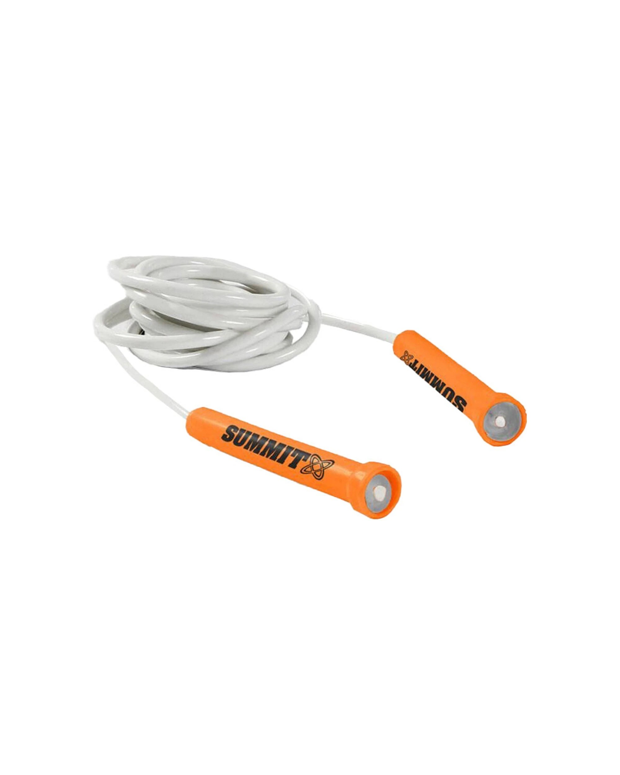 1 SUMMIT GLOBAL Fitness Skipping Jumping Rope 2.1m Adjustable Secure Grip - Orange, 1 of 1