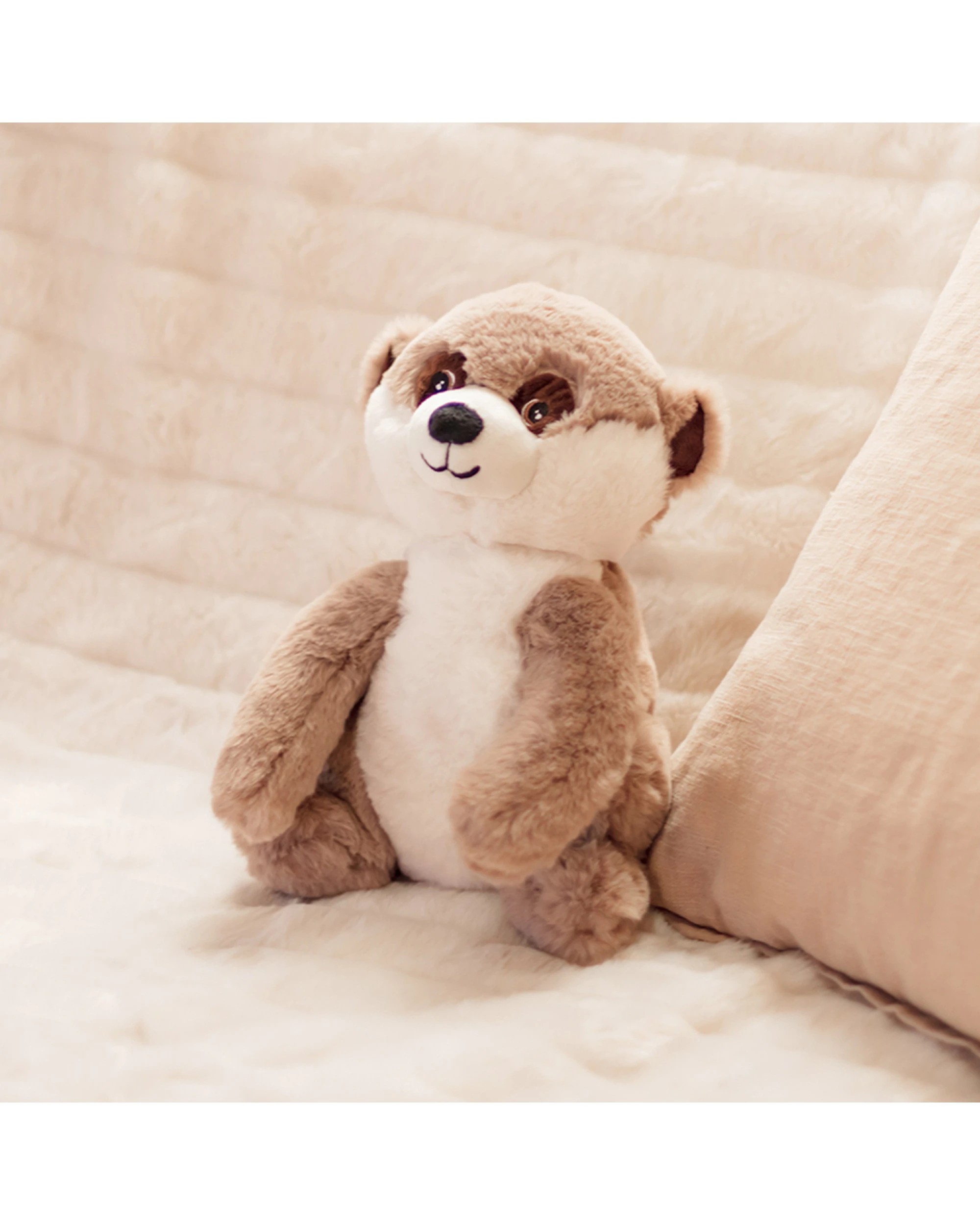 5 Splosh 2pc Toasty Hugs Milo Meerkat Soft Plush Baby Toy 35cm - Brown, 5 of 6
