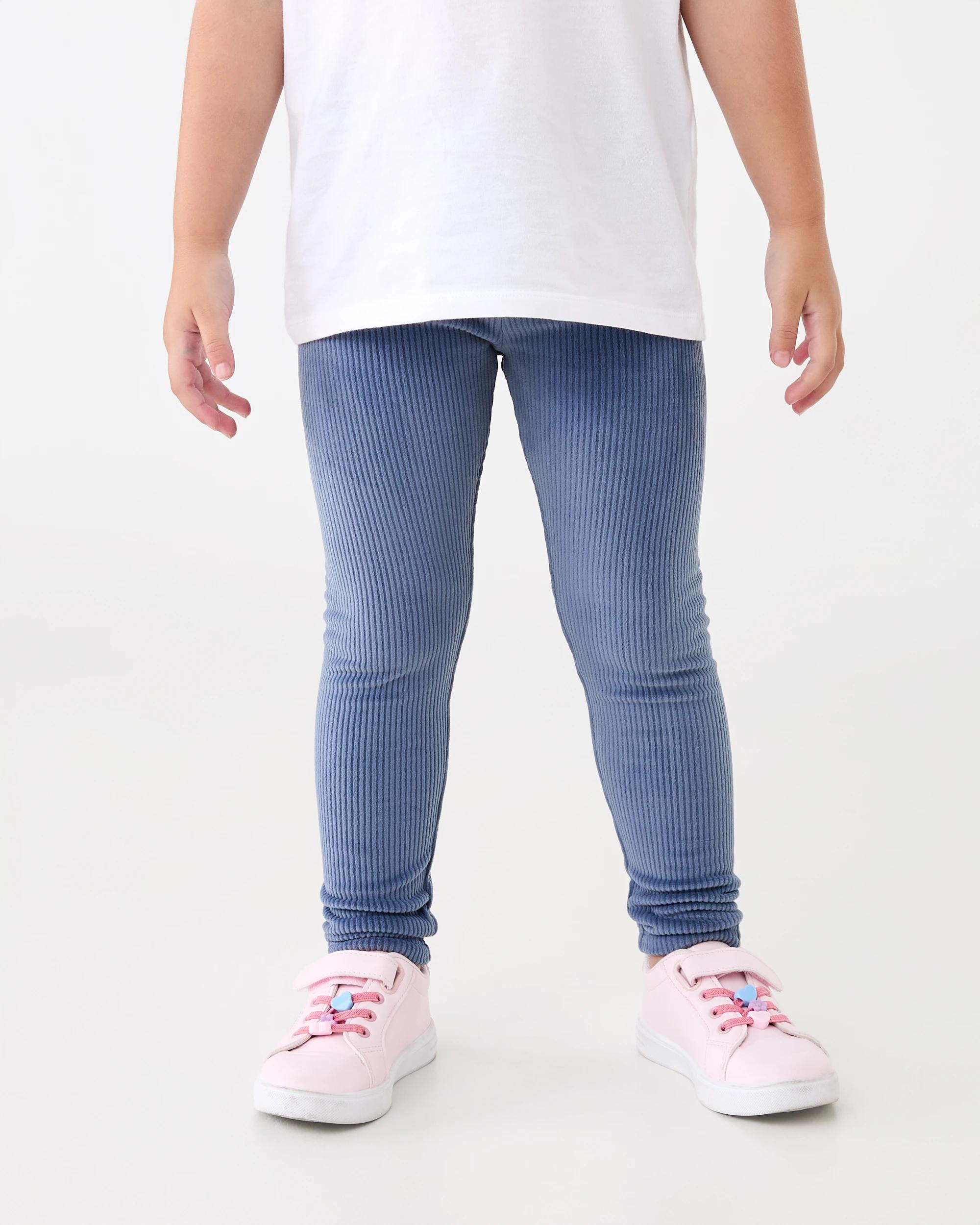 1 Ribbed Cord Legging Dim Blue, 1 of 5