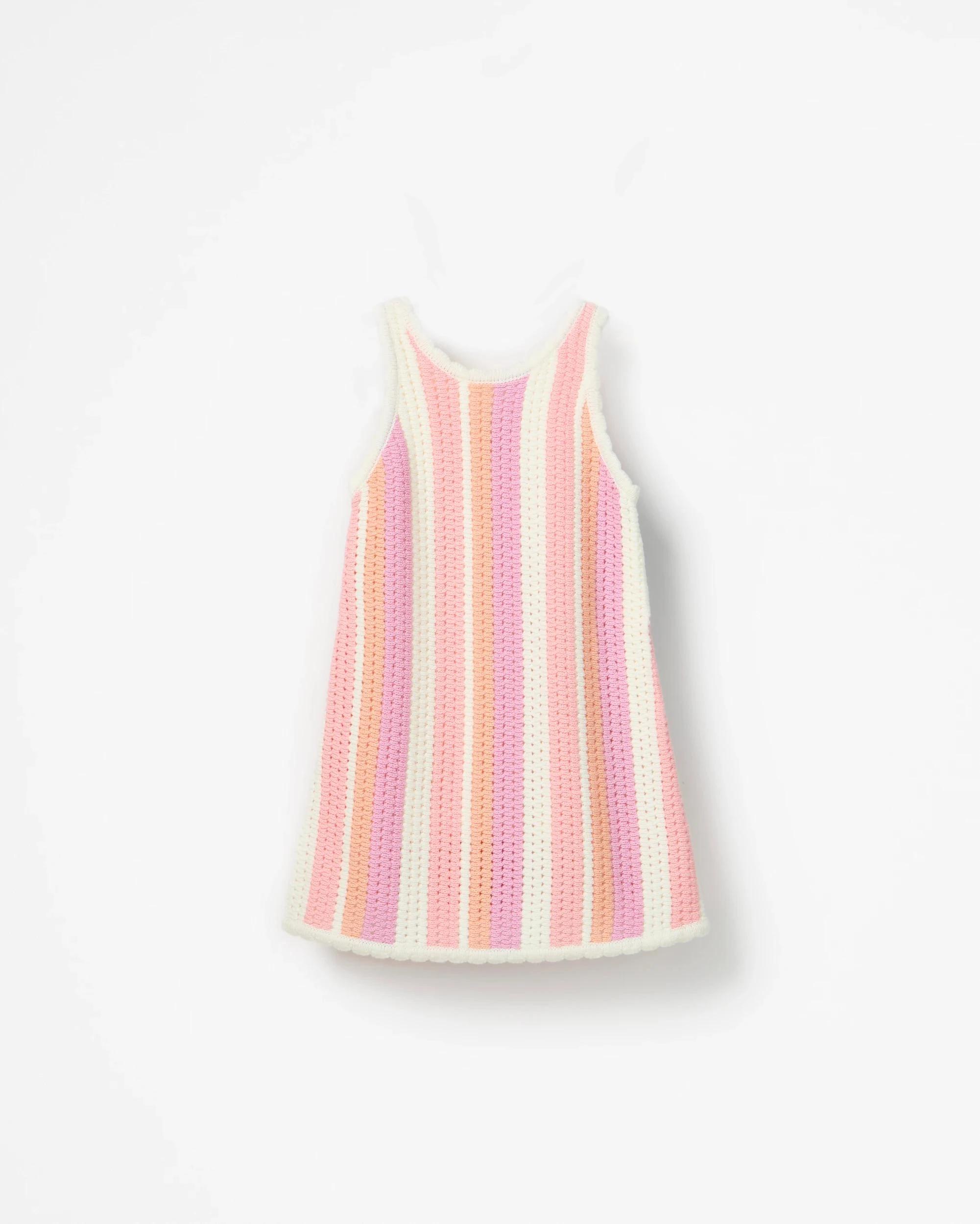 4 Target Kids Fashion Crochet Knit Dress MULTI, 4 of 5