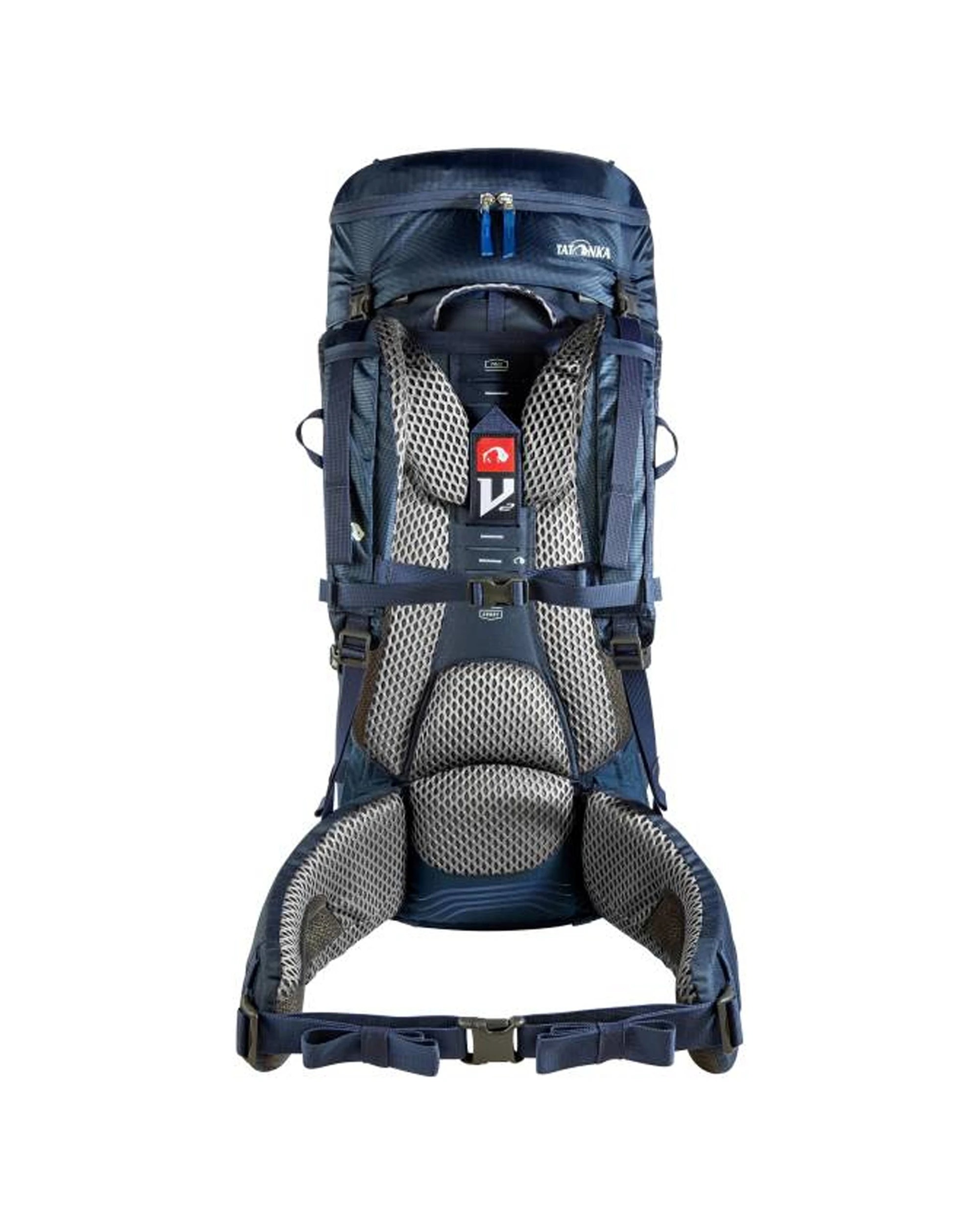 4 Tatonka Yukon 60 Plus 10L Travel Backpack Removable Lid Ergonomic Hip Strap - Blue, 4 of 10