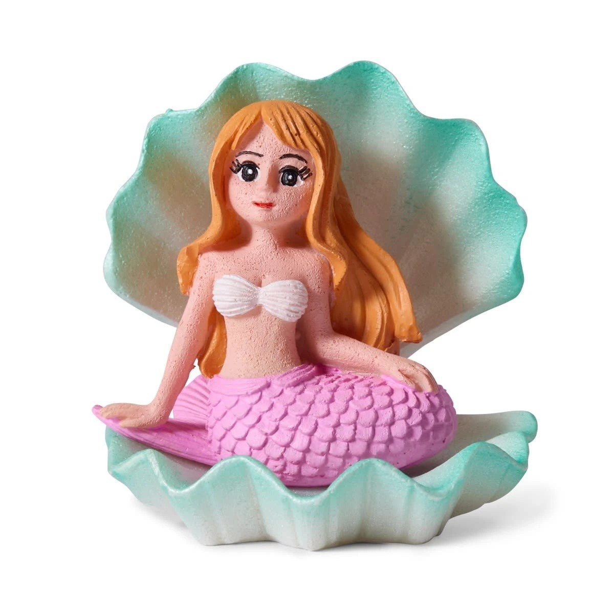 5 2 Pack Aquarium Mermaid Ornaments, 5 of 10