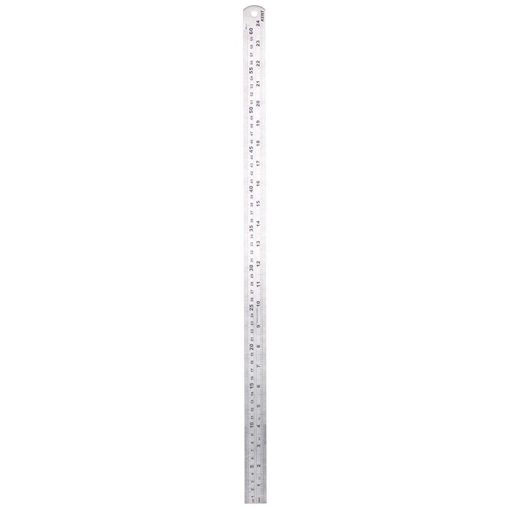 1 Kent Stainless Steel Ruler 60cm, 1 of 3