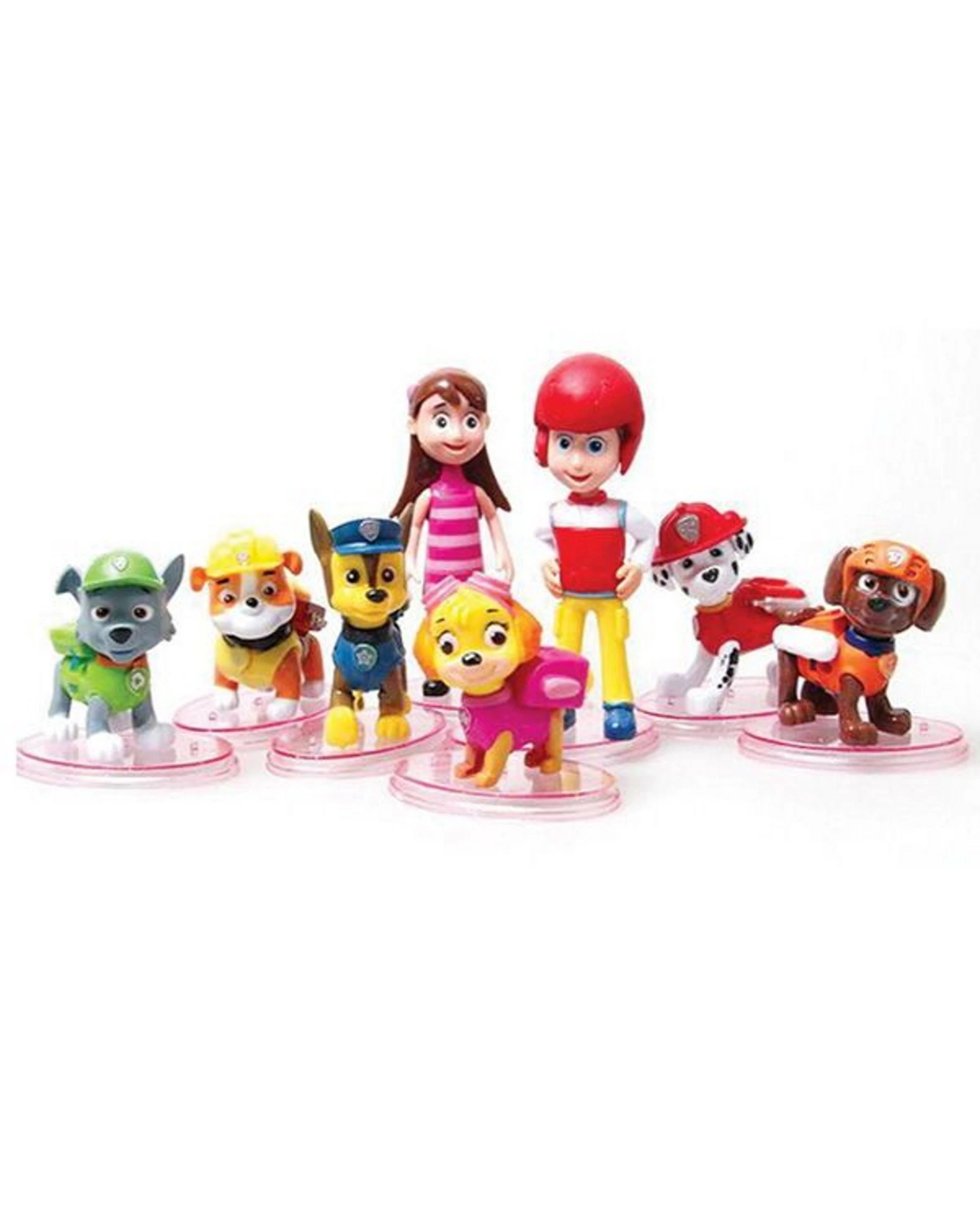 1 PAW Patrol Paw Patrol Plastic Figurine Cake Toppers Set of 8 - Multi, 1 of 1
