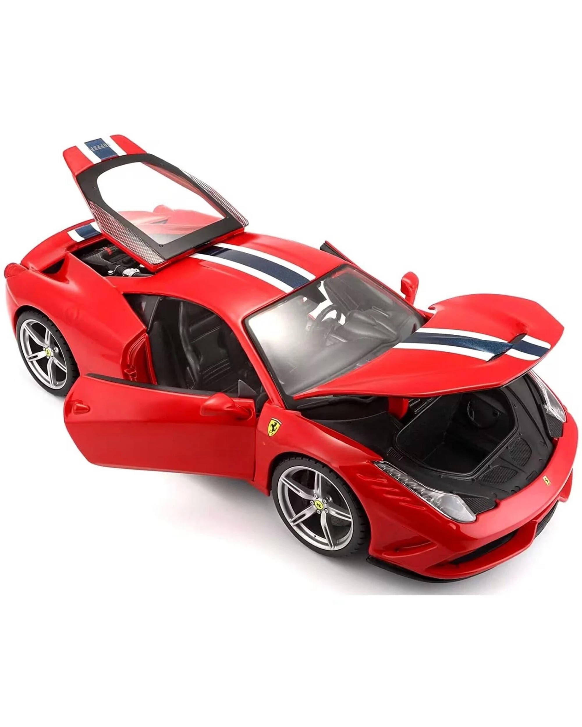 2 Bburago Race and Play 2010 Ferrari 458 Speciale Red 1:18 Diecast Vehicle, 2 of 3