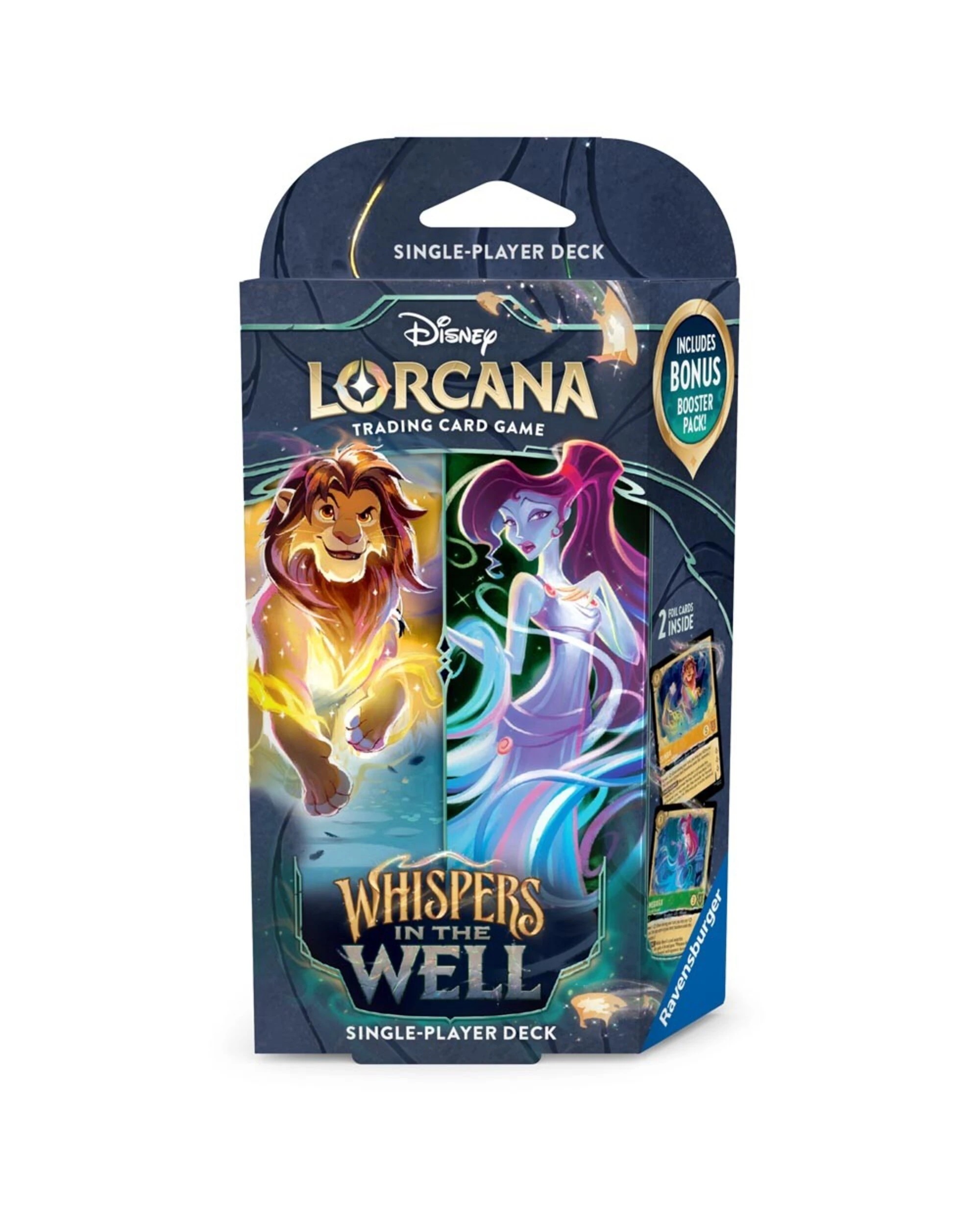 1 Disney Lorcana - TCG - Whispers in the Well Megara & Simba Single Player (Starter) Deck, 1 of 1