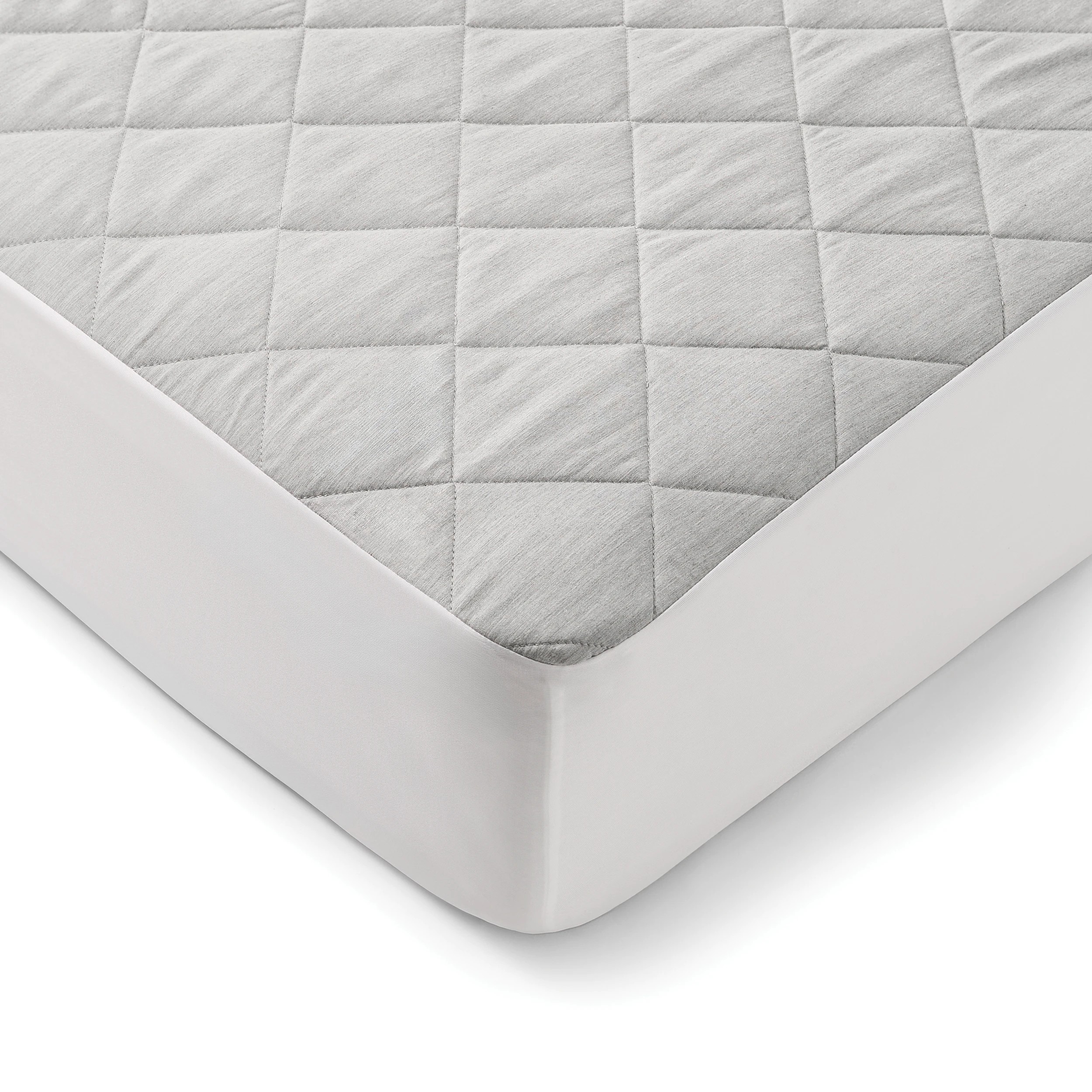 4 Charcoal Infused Mattress Protector - Double Bed, Grey, 4 of 4