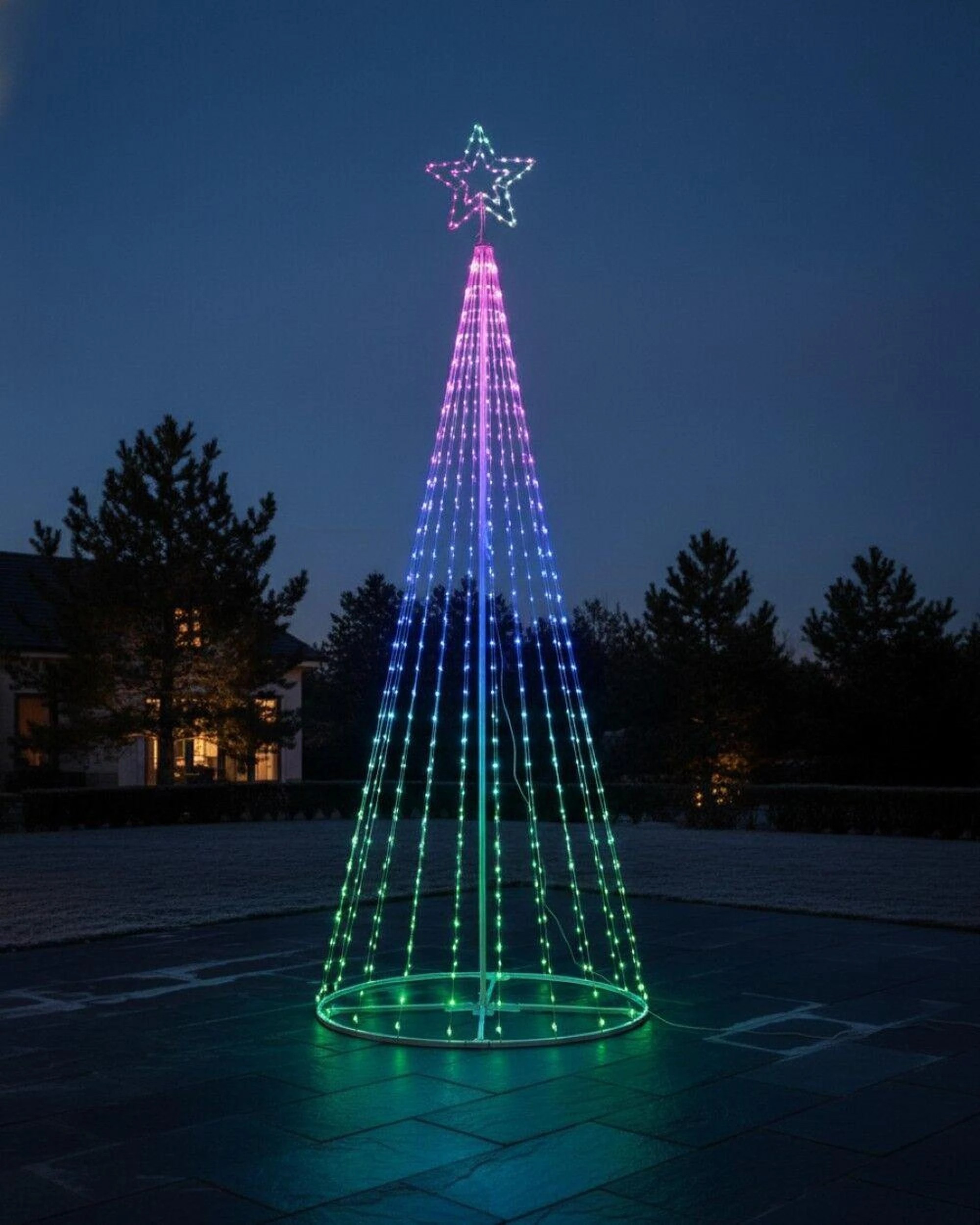 Christmas Warehouse 3.6m Outdoor Digital LED Gigantic Conical 3D ...