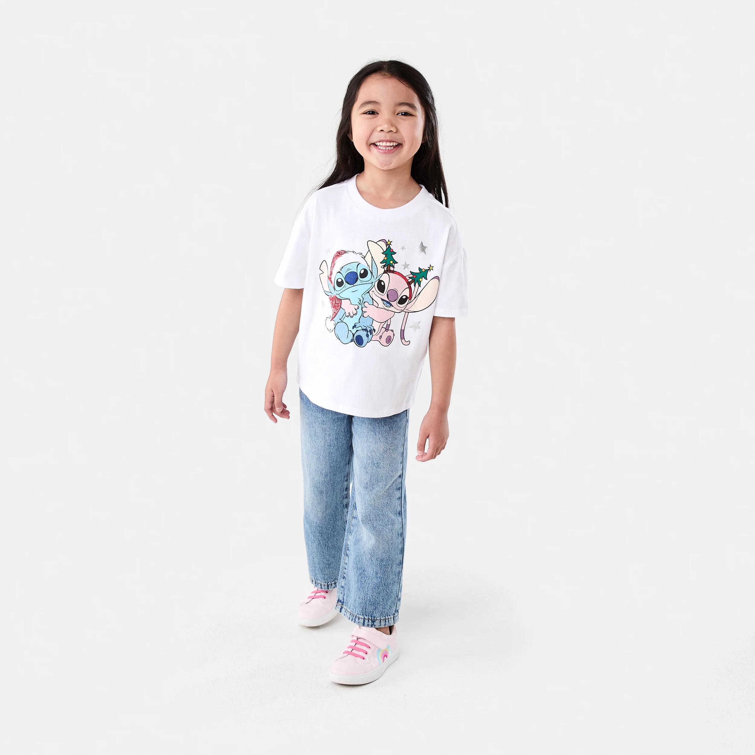5 Disney Lilo & Stitch License Christmas T-shirt STITCH XMAS TEE, 5 of 6