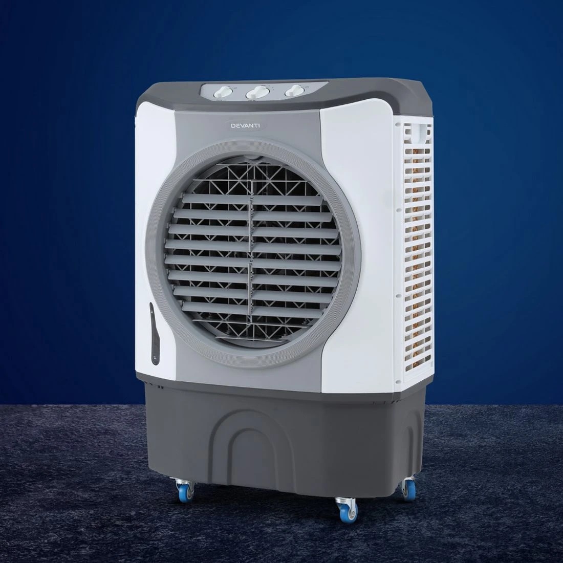 3 Devanti Evaporative Air Cooler Conditioner Commercial 45L - Blue, 3 of 7