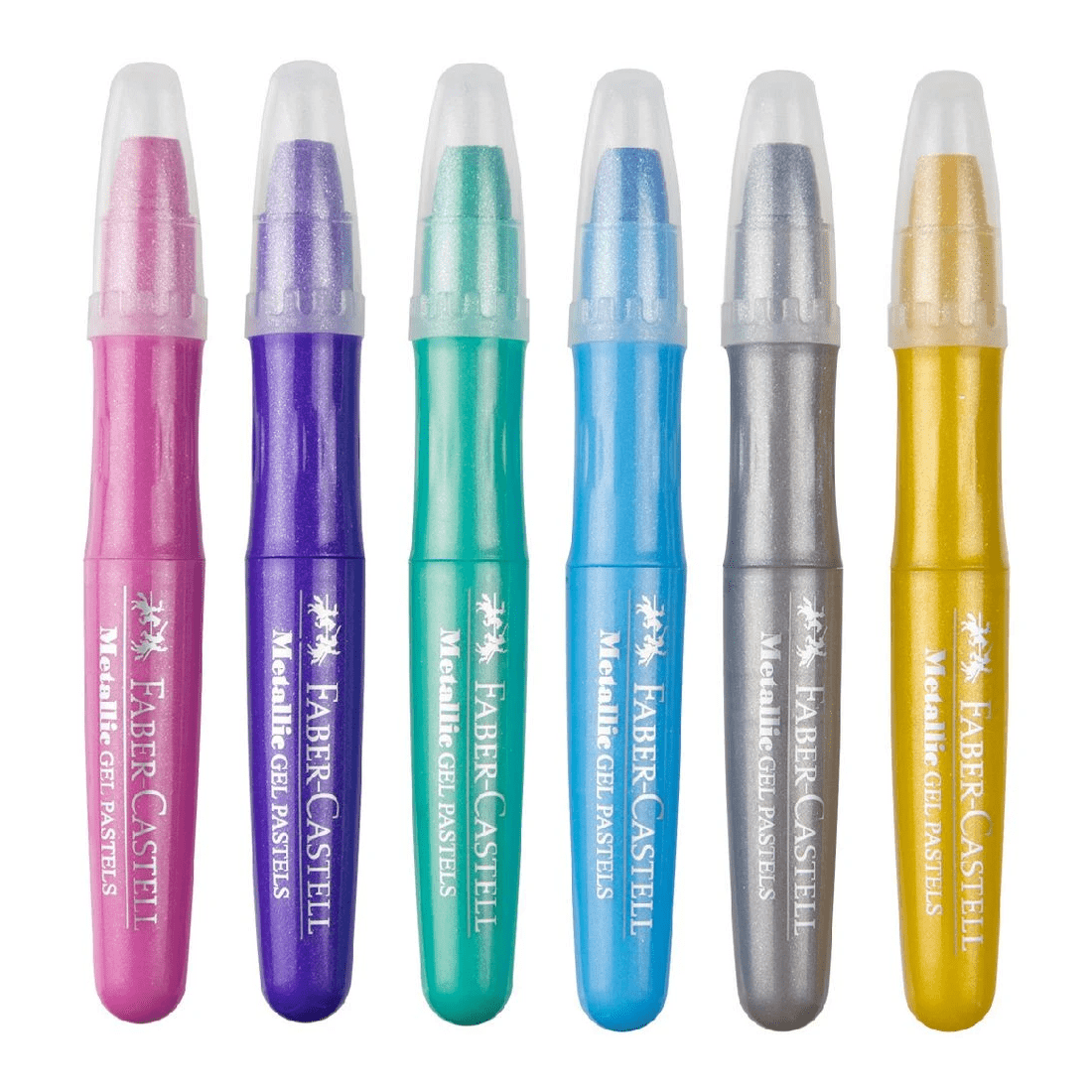 2 Faber-Castell Metallic Gel Pastels 6 Pack, 2 of 6