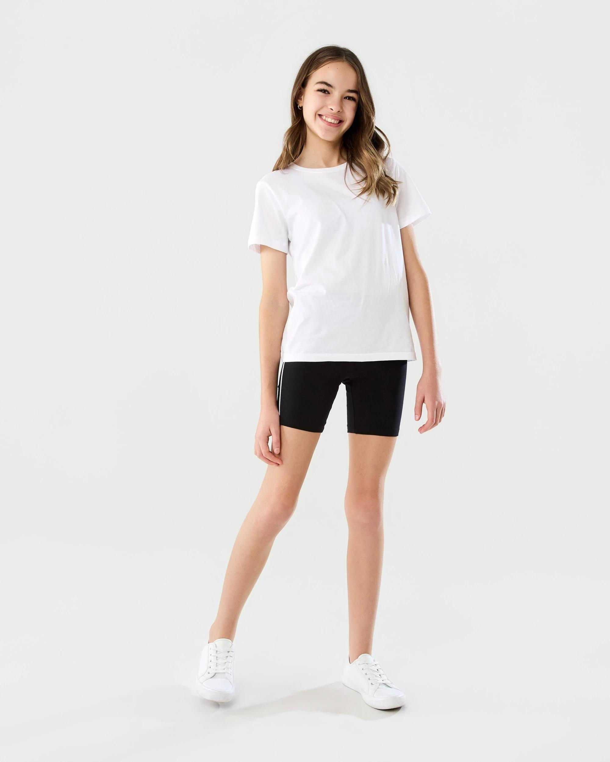 5 Side Piping Bike Shorts Black, 5 of 6