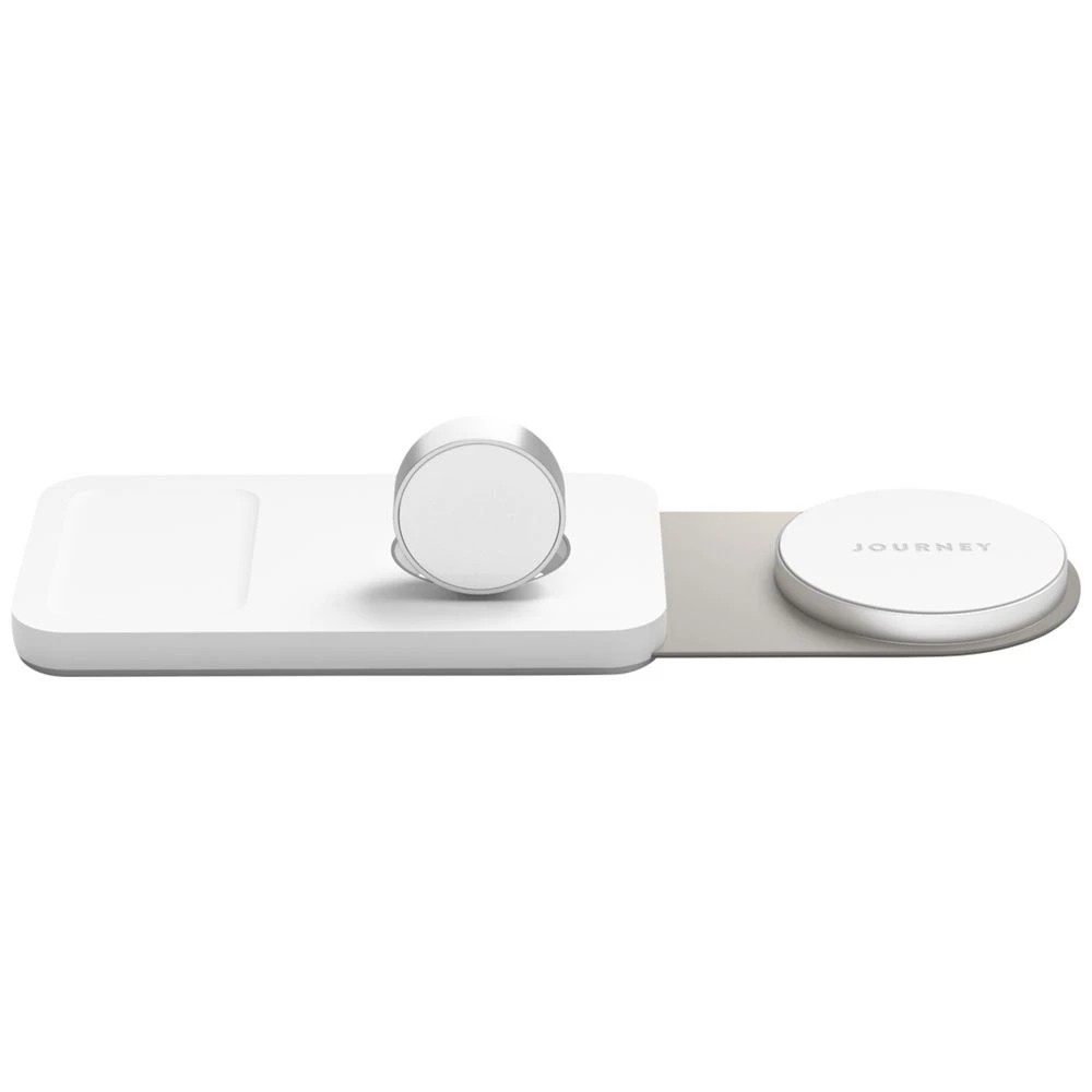 1 Journey SWIV 3-in-1 Wireless Charging Station White, 1 of 5