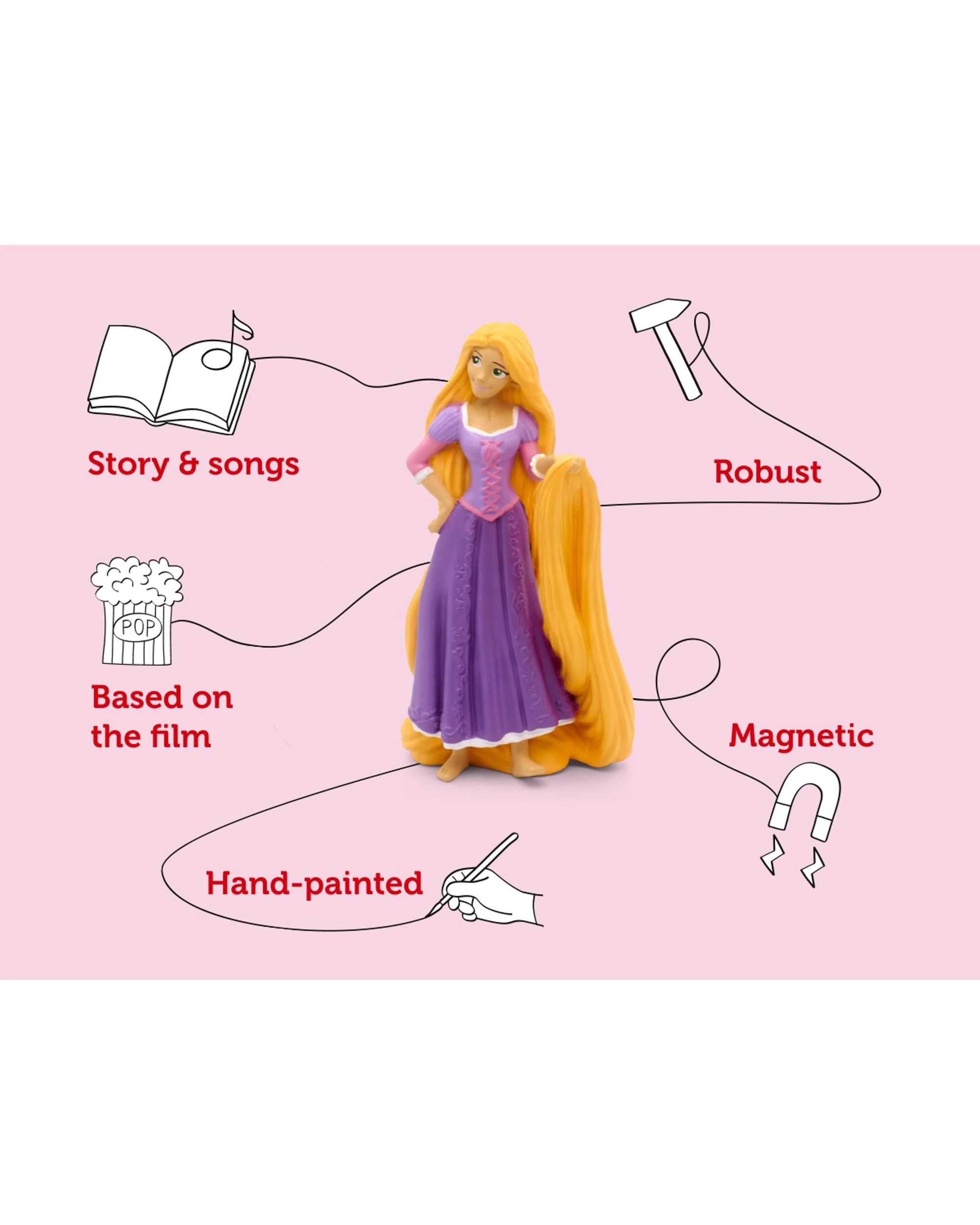 4 Tonies Disney Tangled Rapunzel Audio Character, 4 of 5