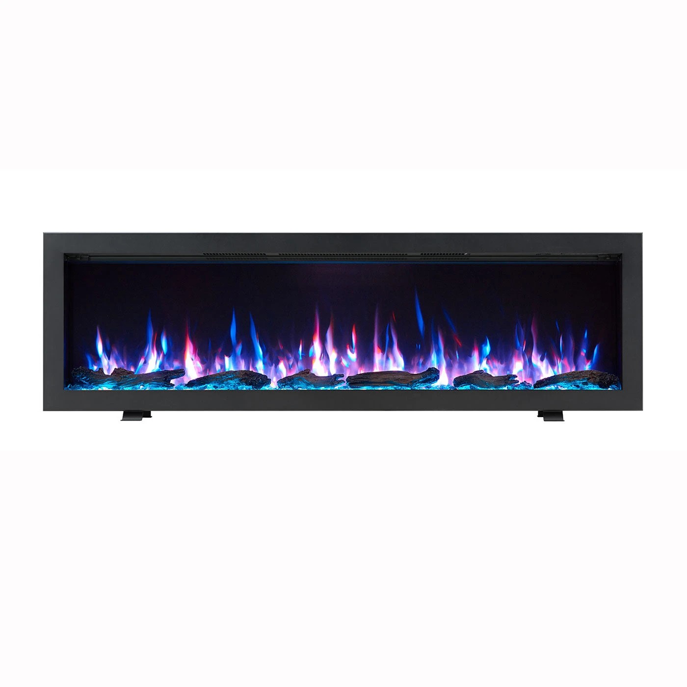 6 Moda Living Aria 60 inch Electric Fireplace - Black, 6 of 7
